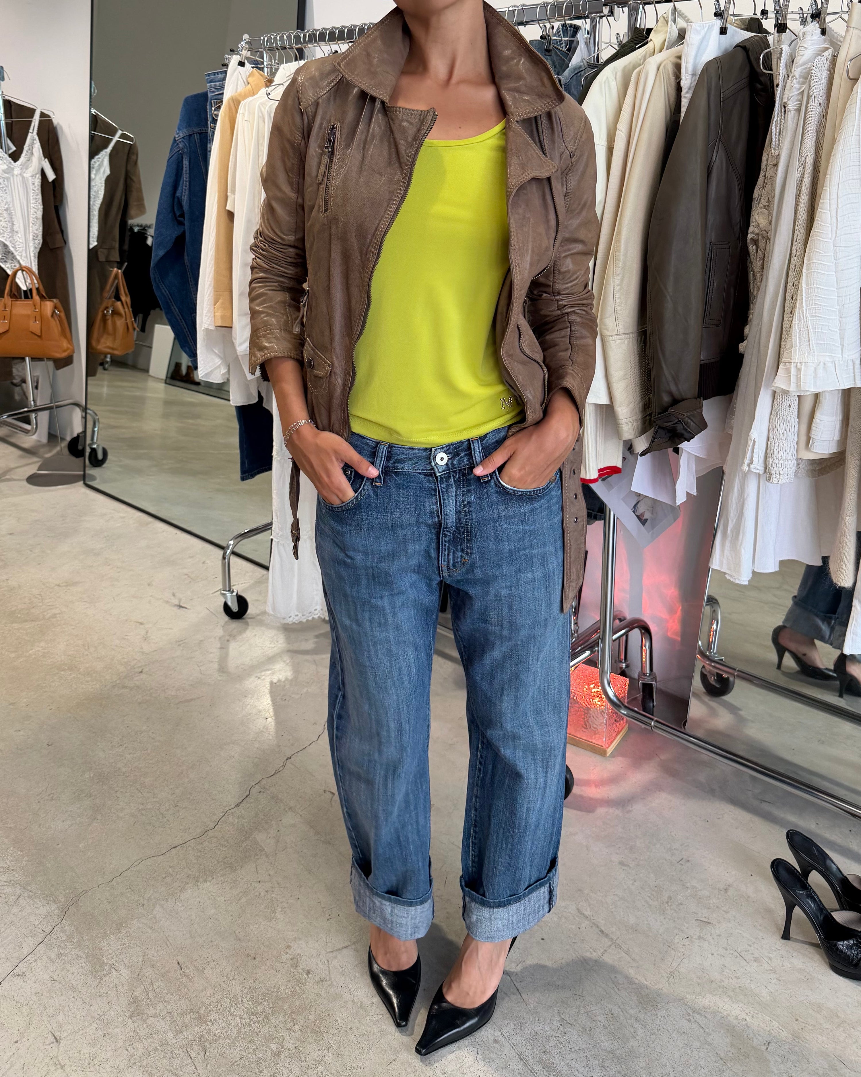 The hermione leather jacket