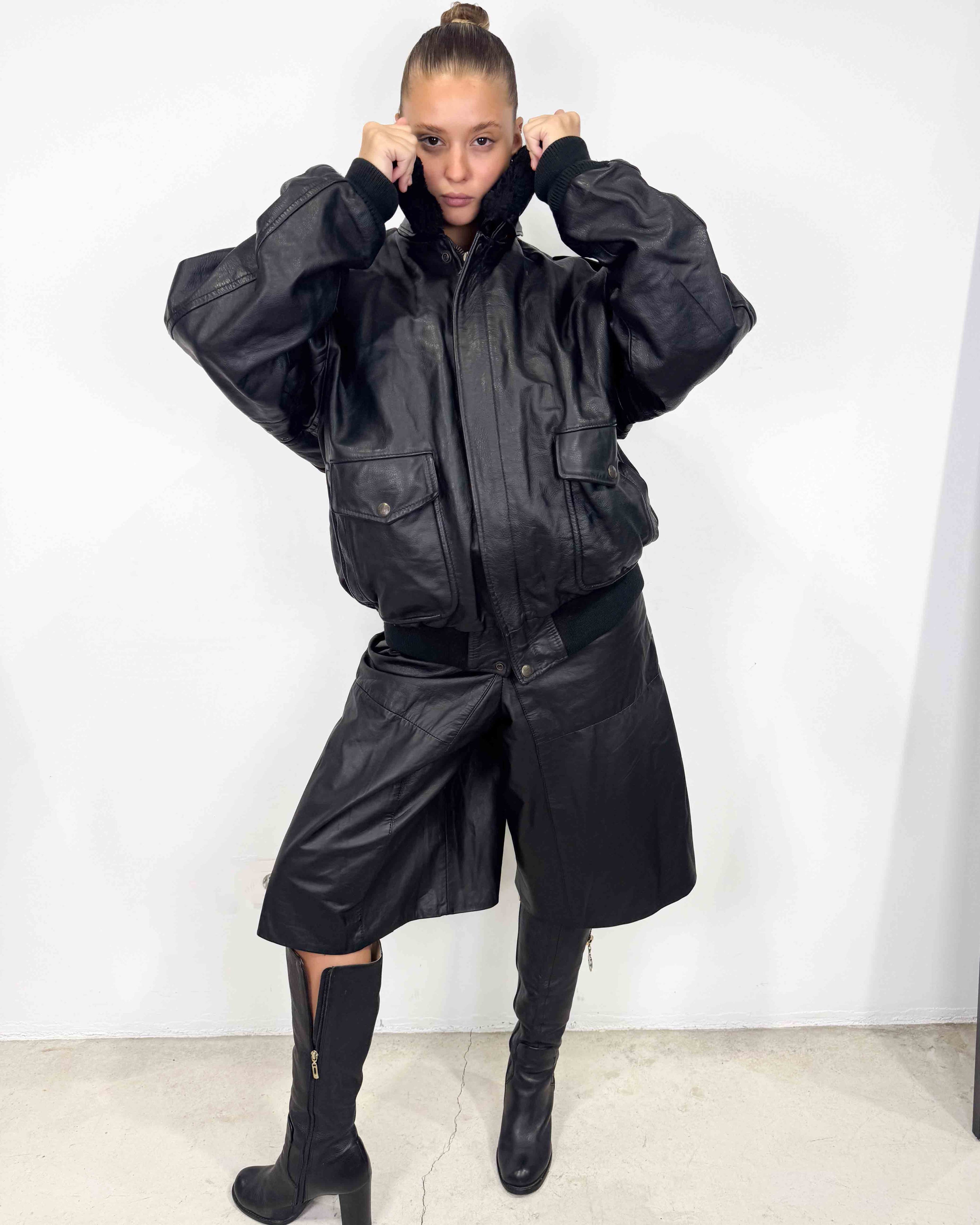 The olivia leather jacket