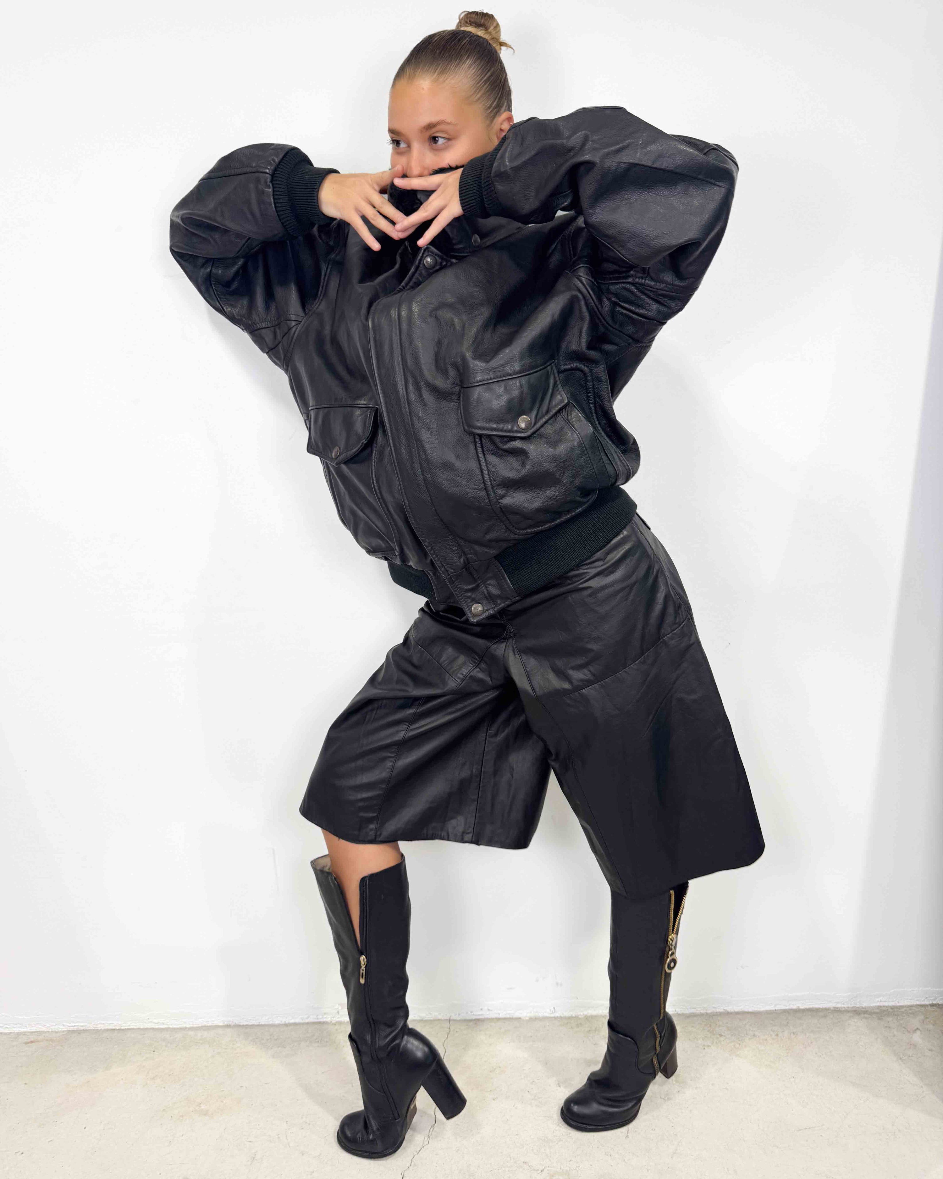 The olivia leather jacket