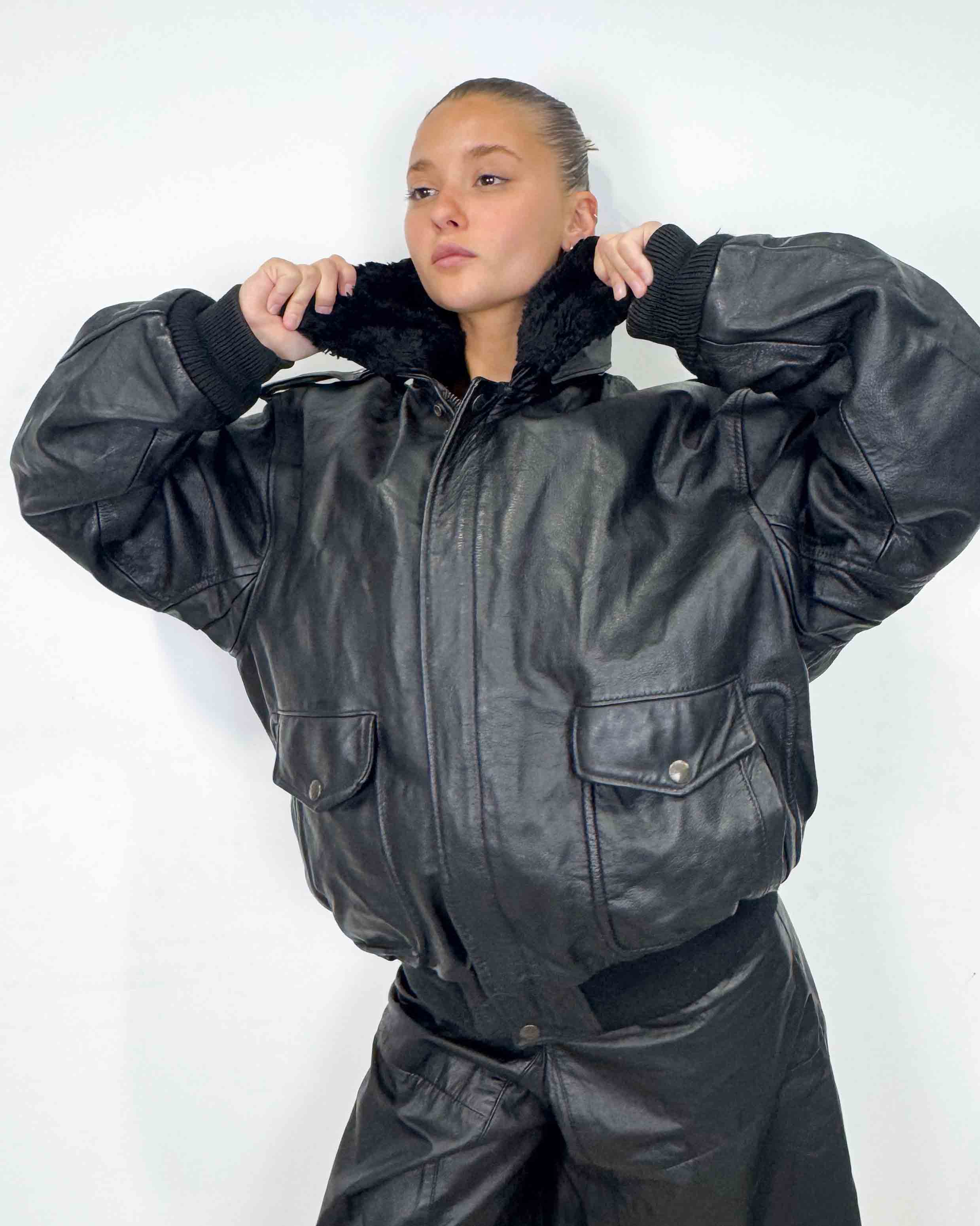 The olivia leather jacket