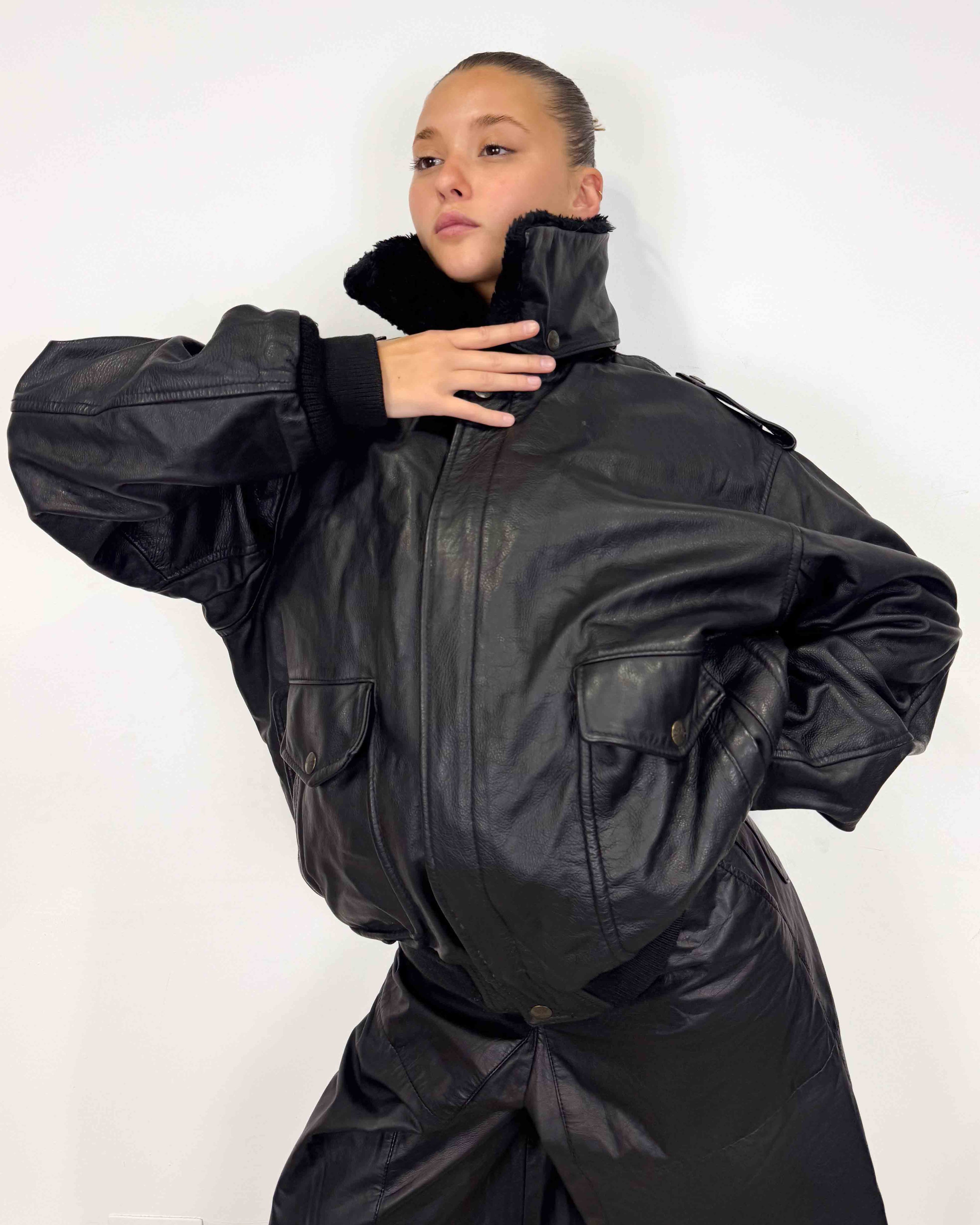 The olivia leather jacket