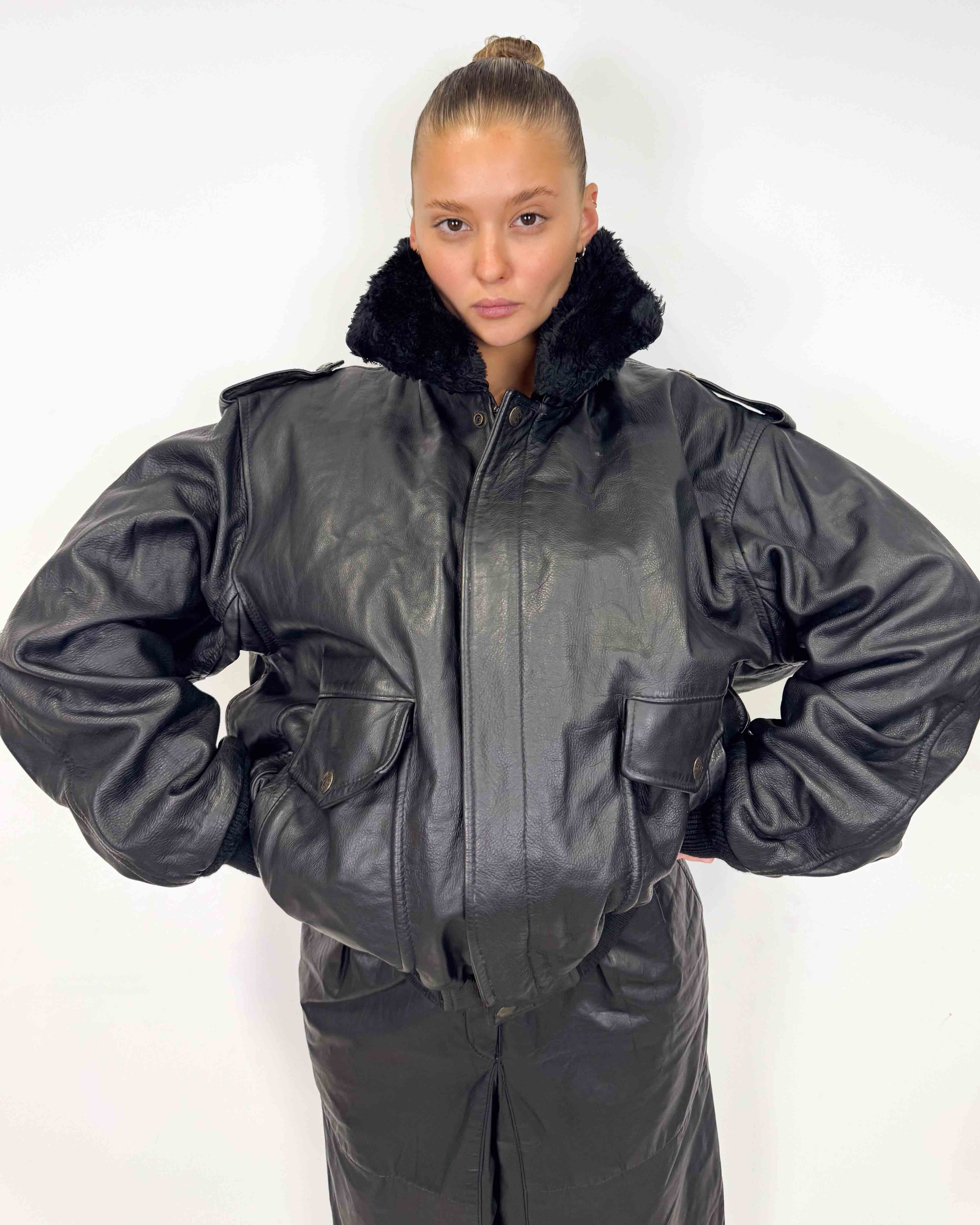 The olivia leather jacket