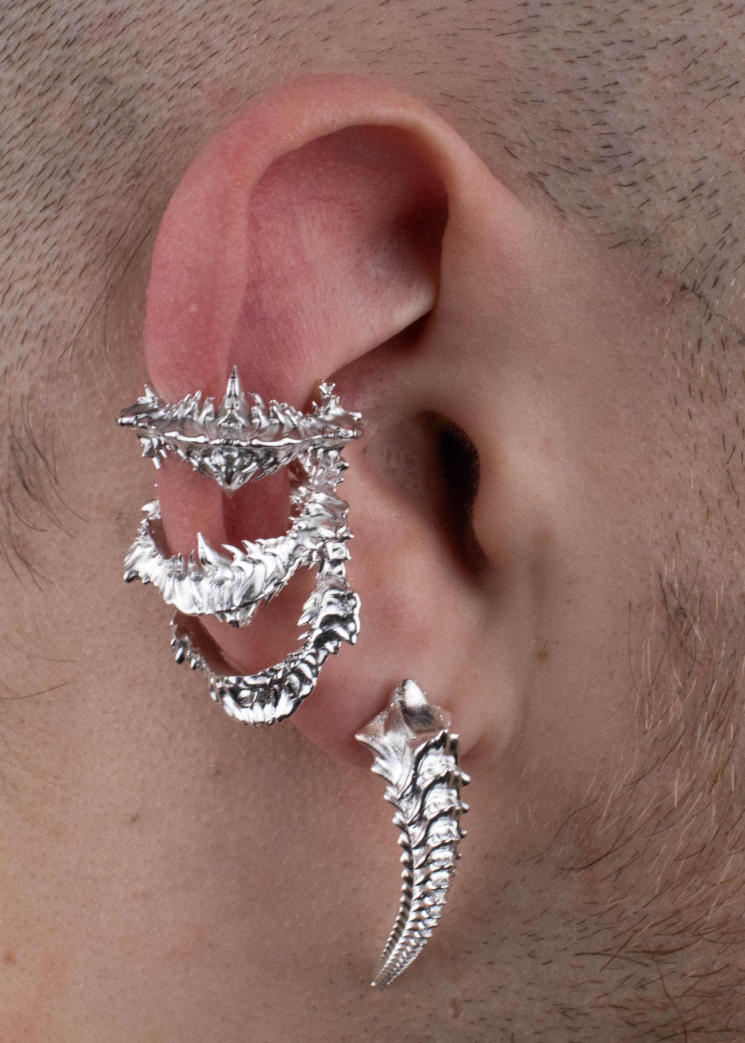 01-piece series earcuff / ring