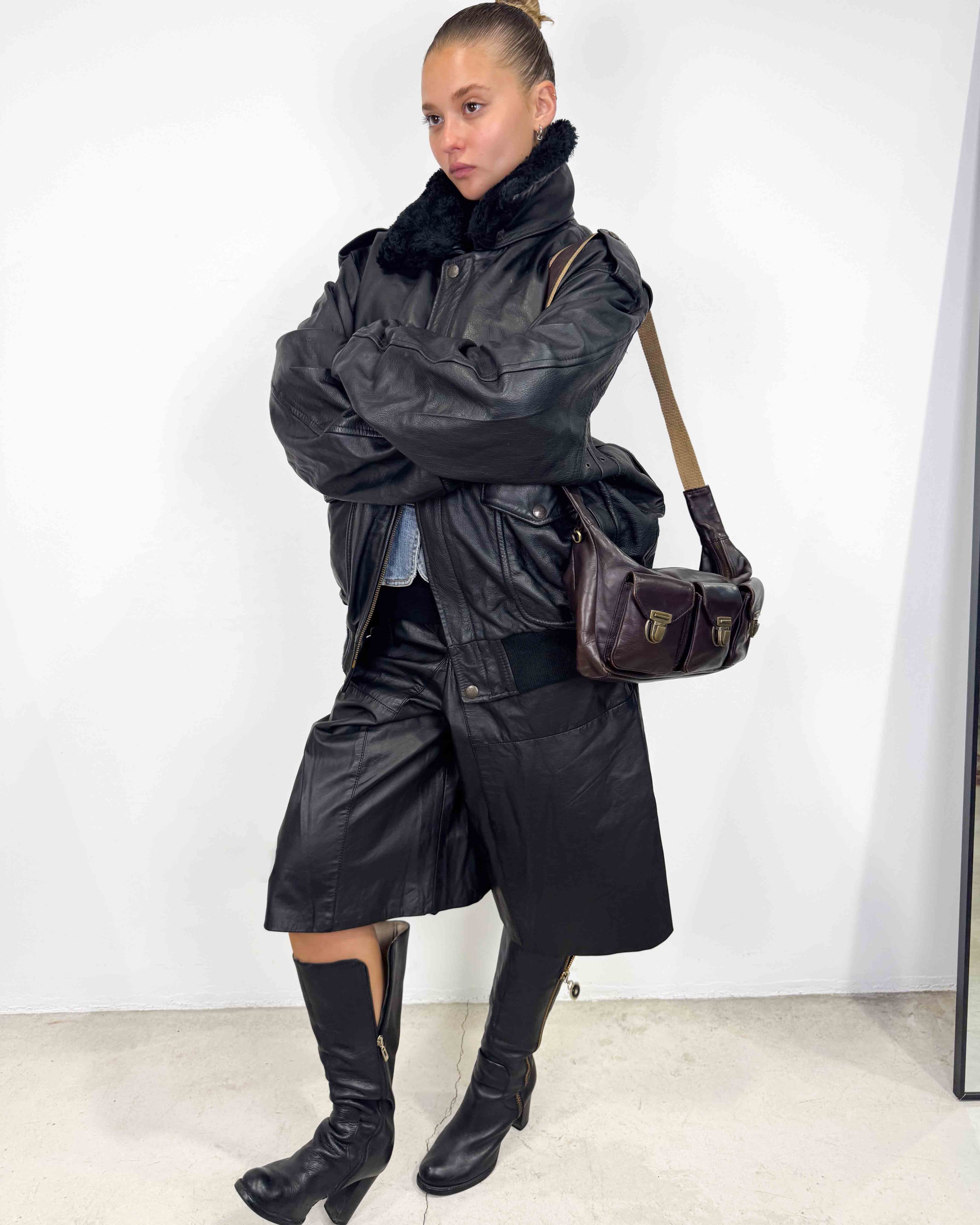The olivia leather jacket