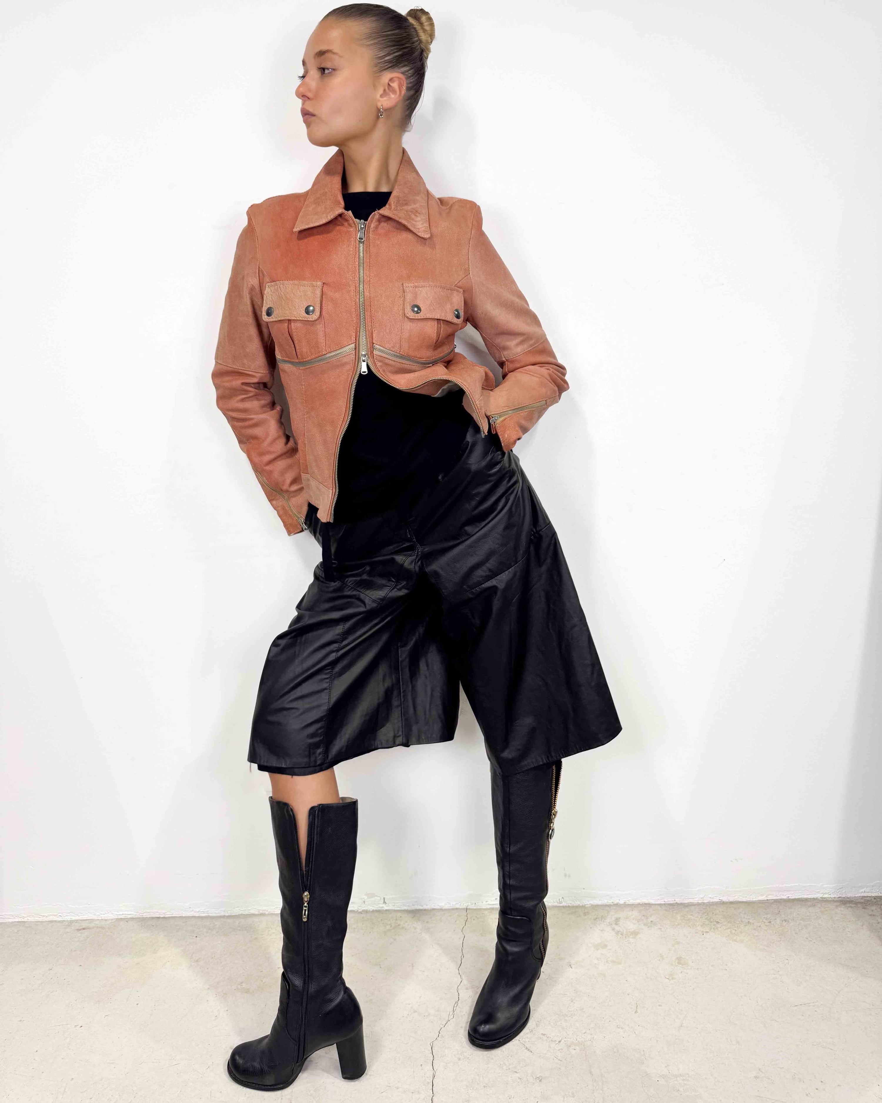The manon leather jacket