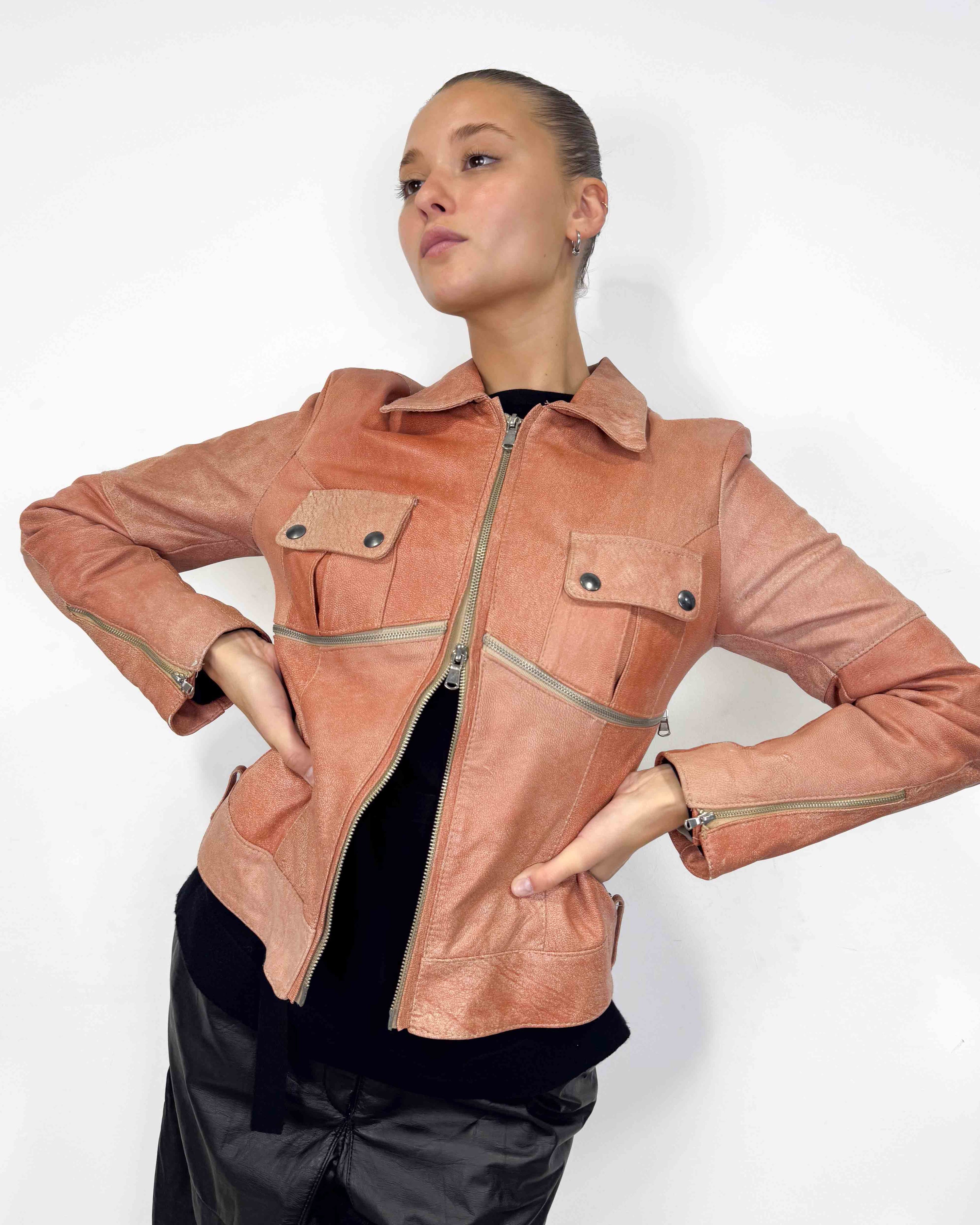 The manon leather jacket