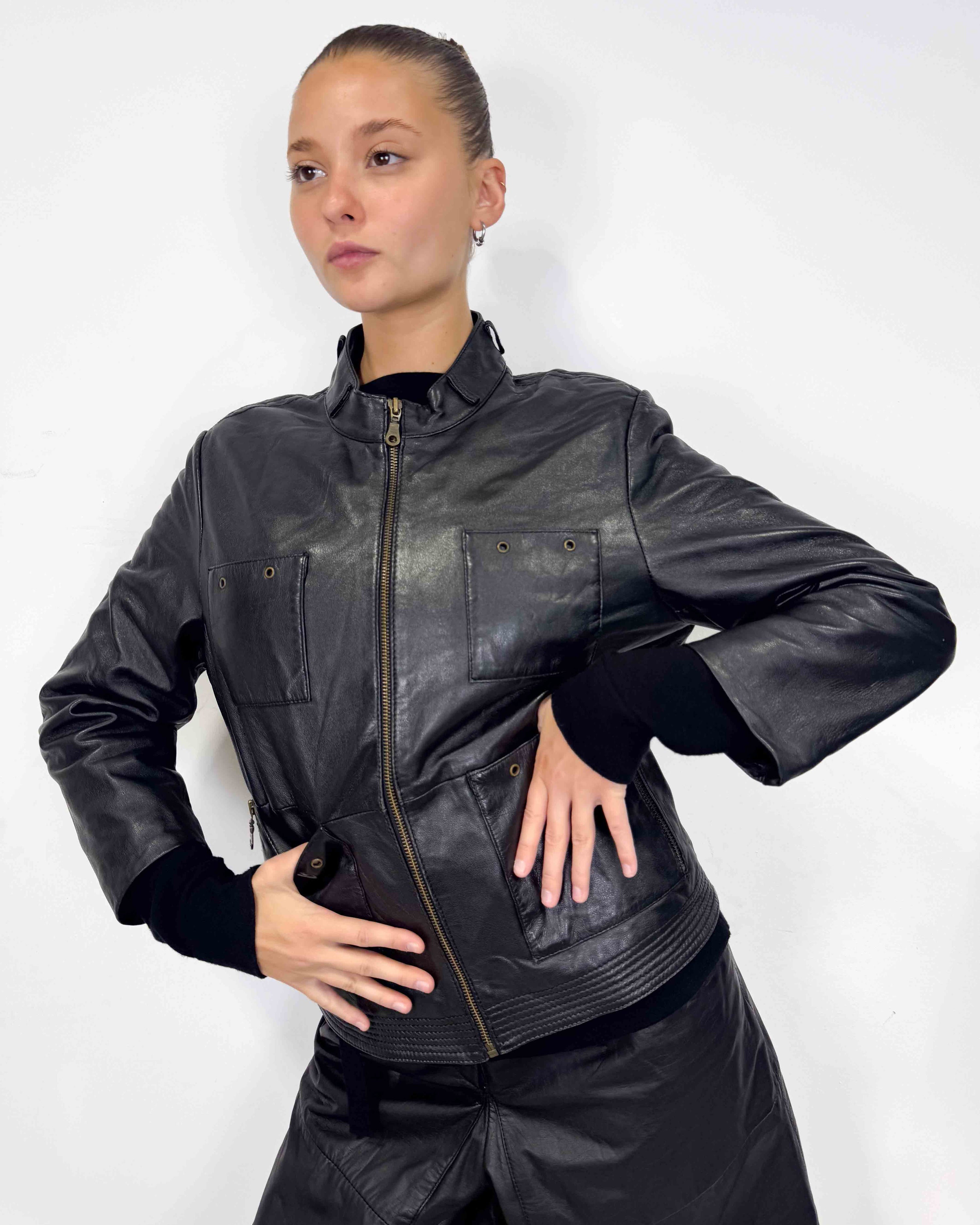 The jalila leather jacket