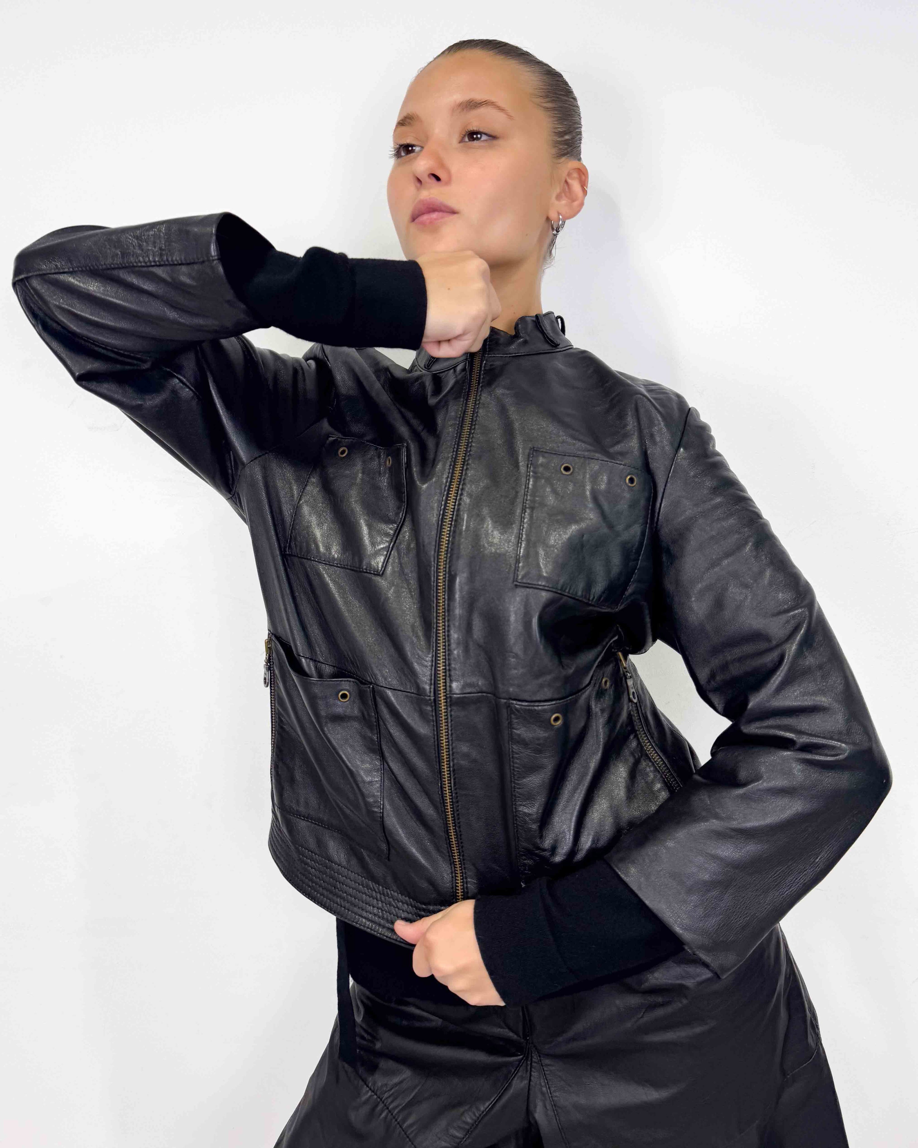 The jalila leather jacket