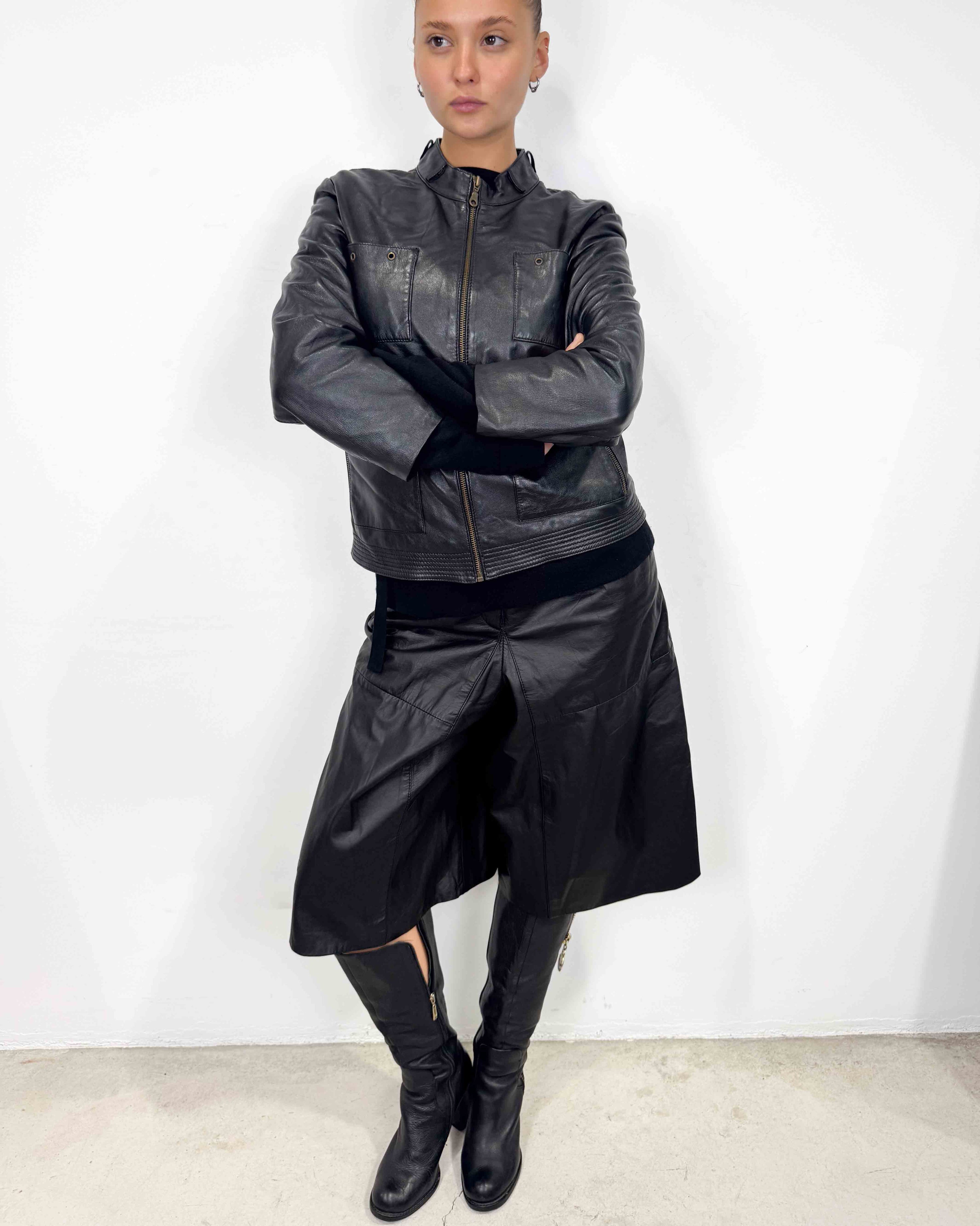 The jalila leather jacket