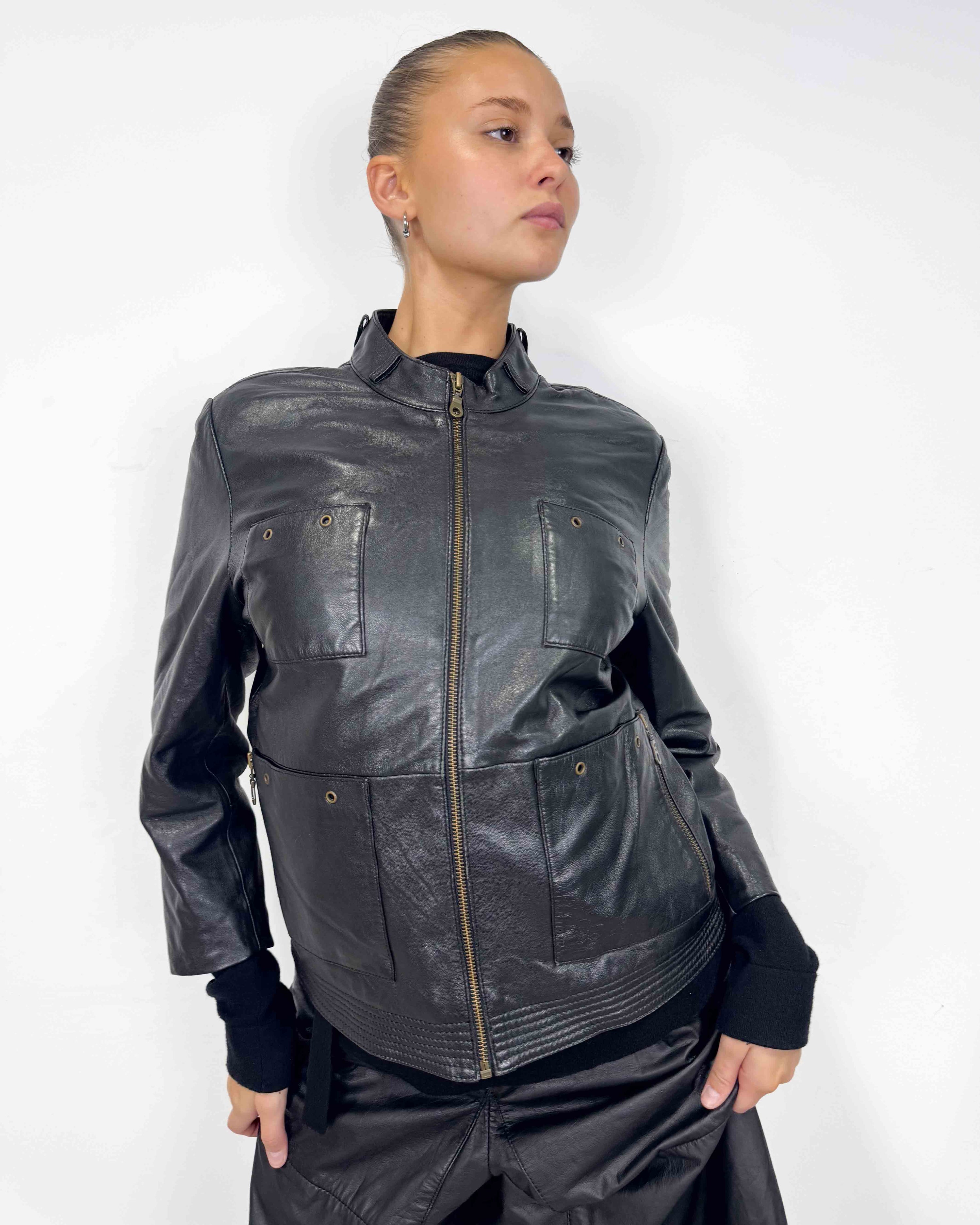 The jalila leather jacket