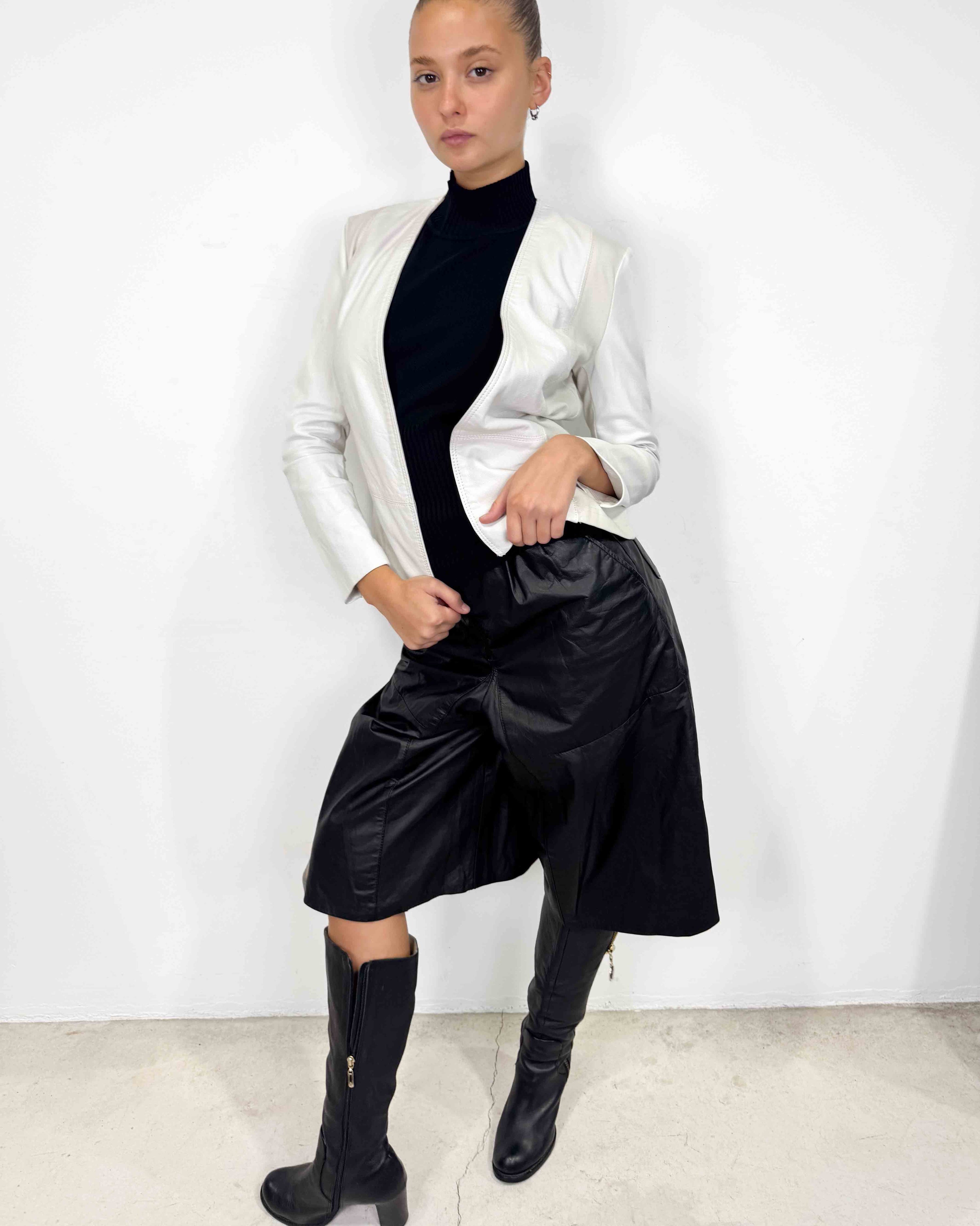 The alessia leather jacket