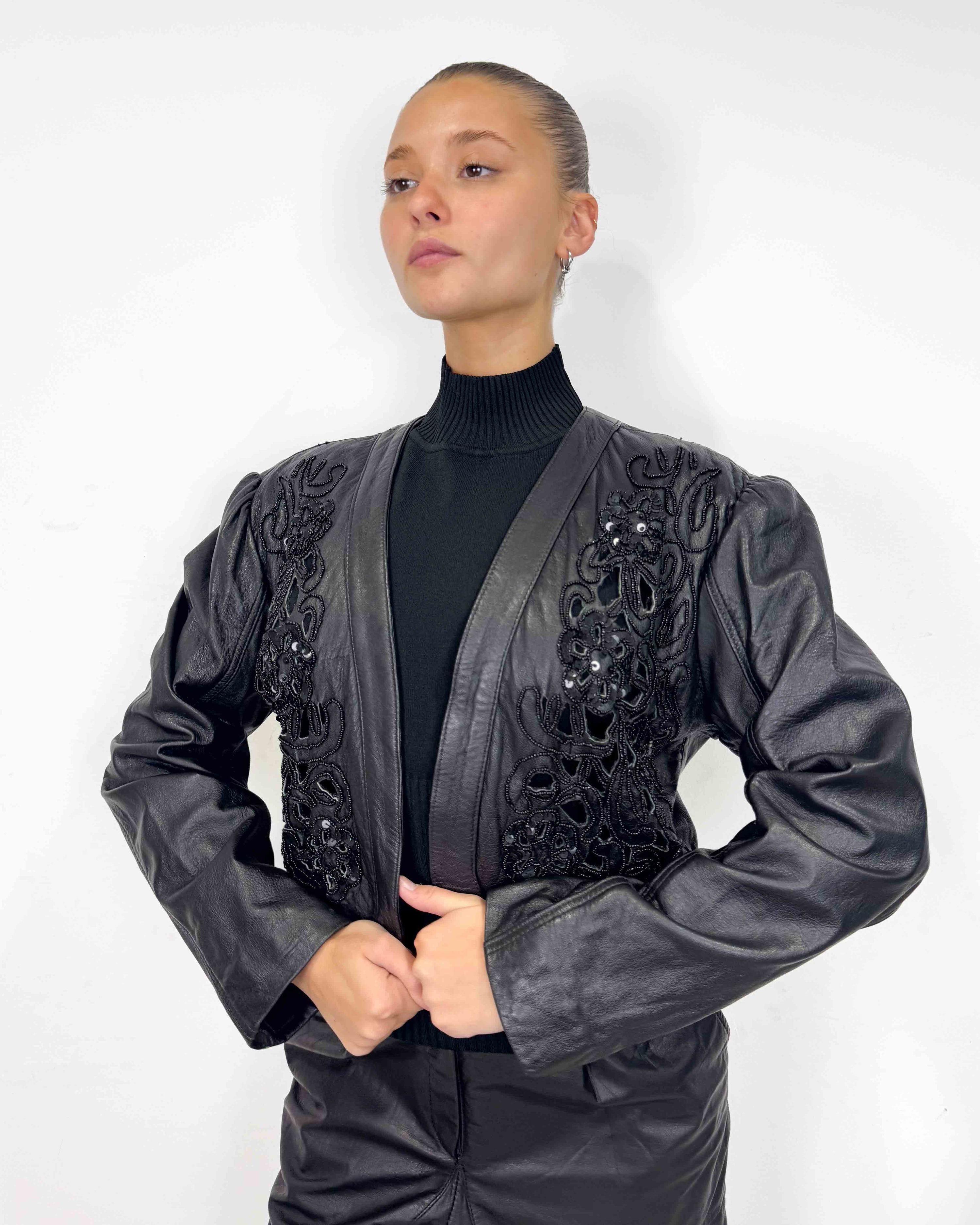 The tiffany leather jacket