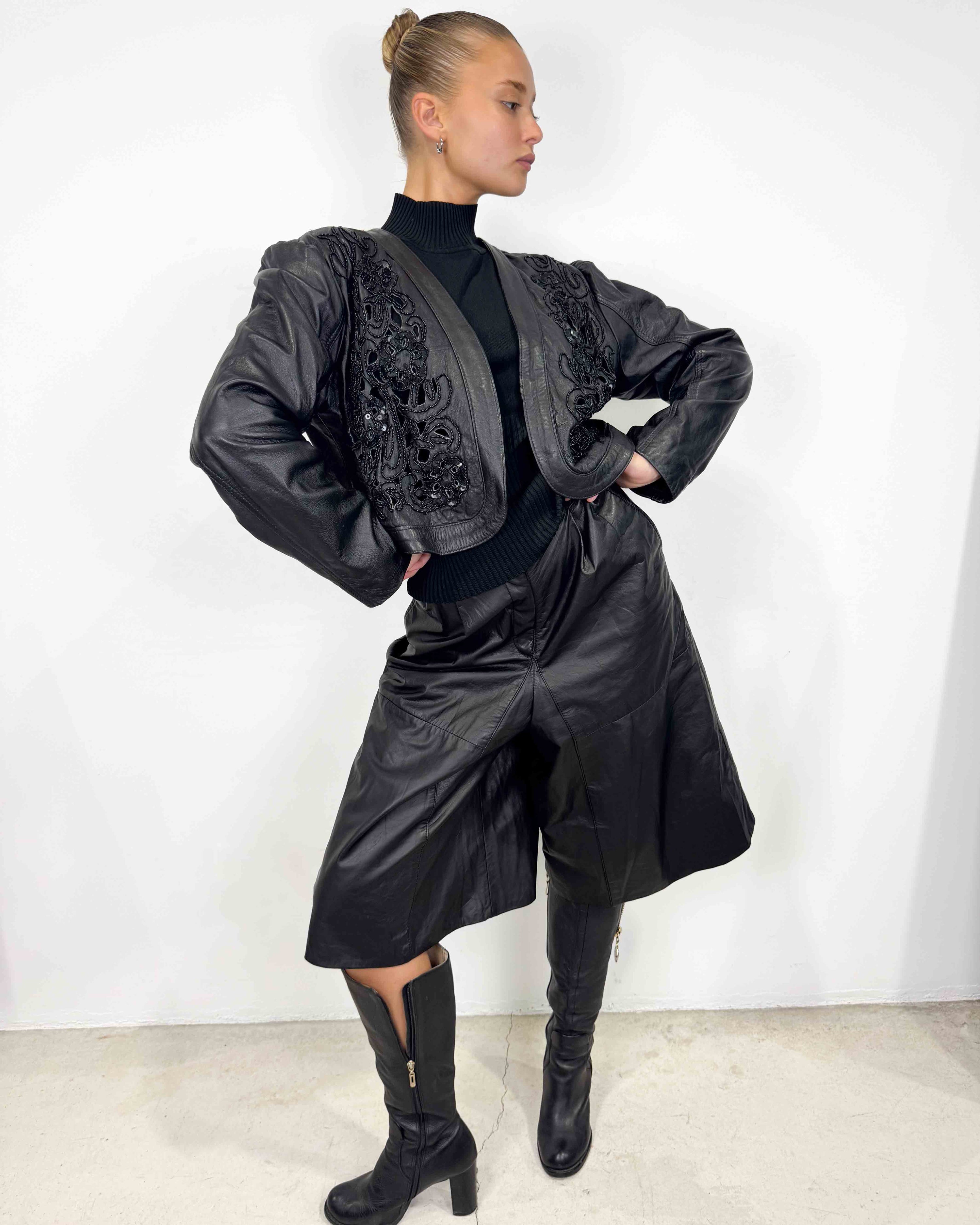 The tiffany leather jacket