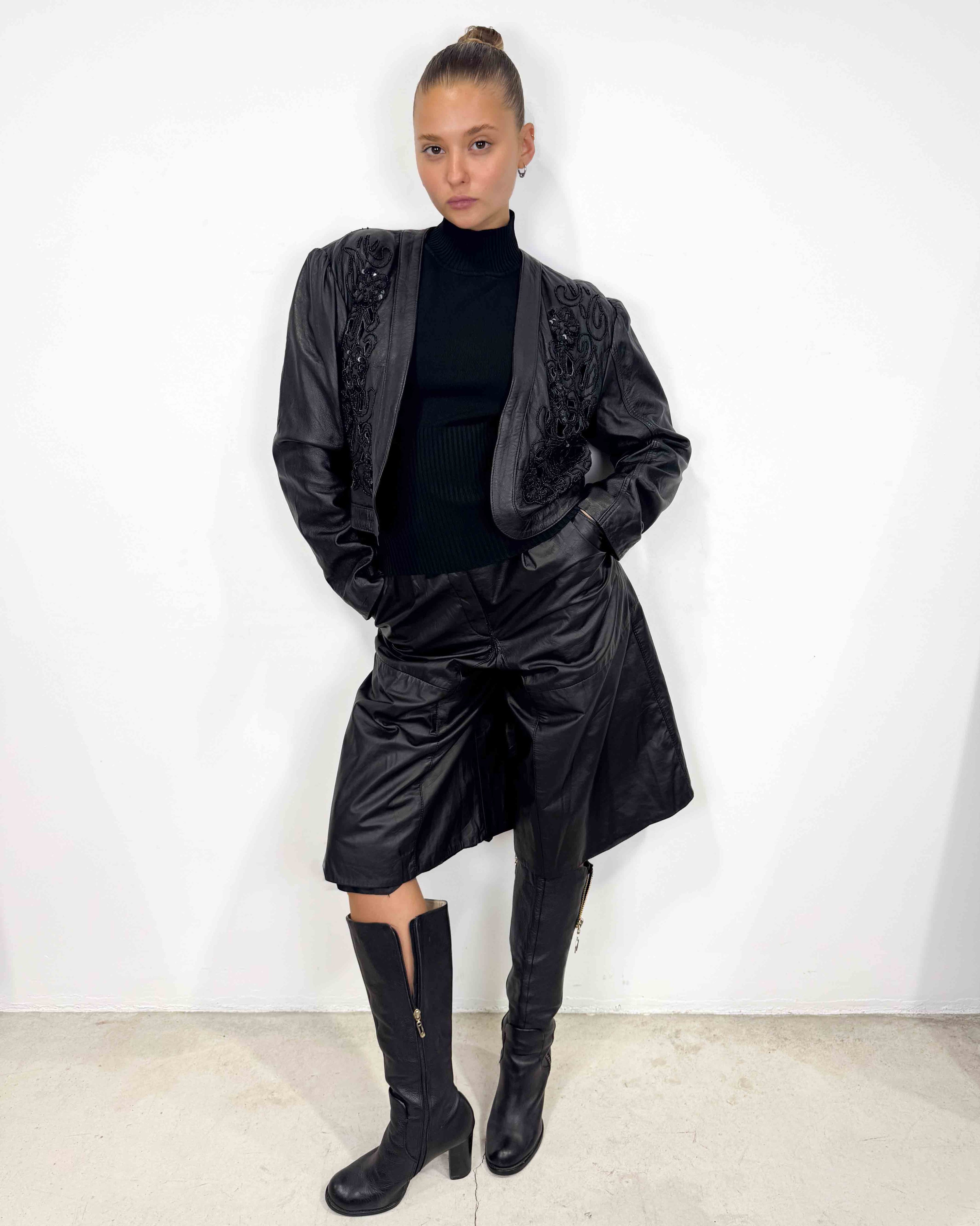 The tiffany leather jacket