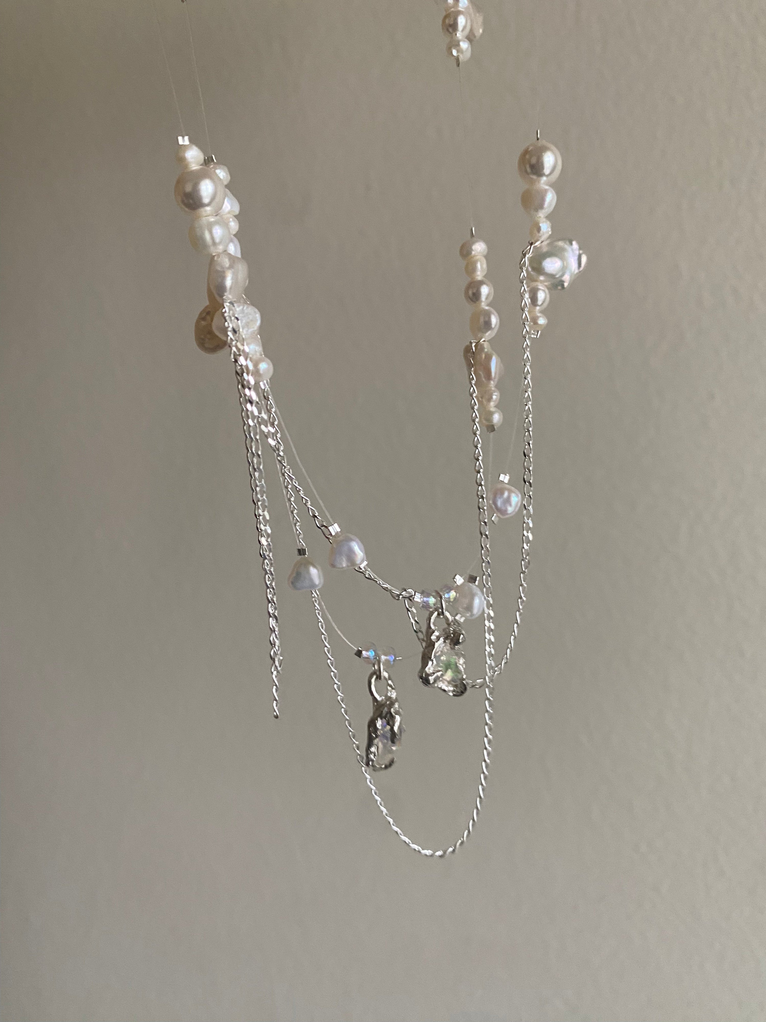 Celestial necklace - silver