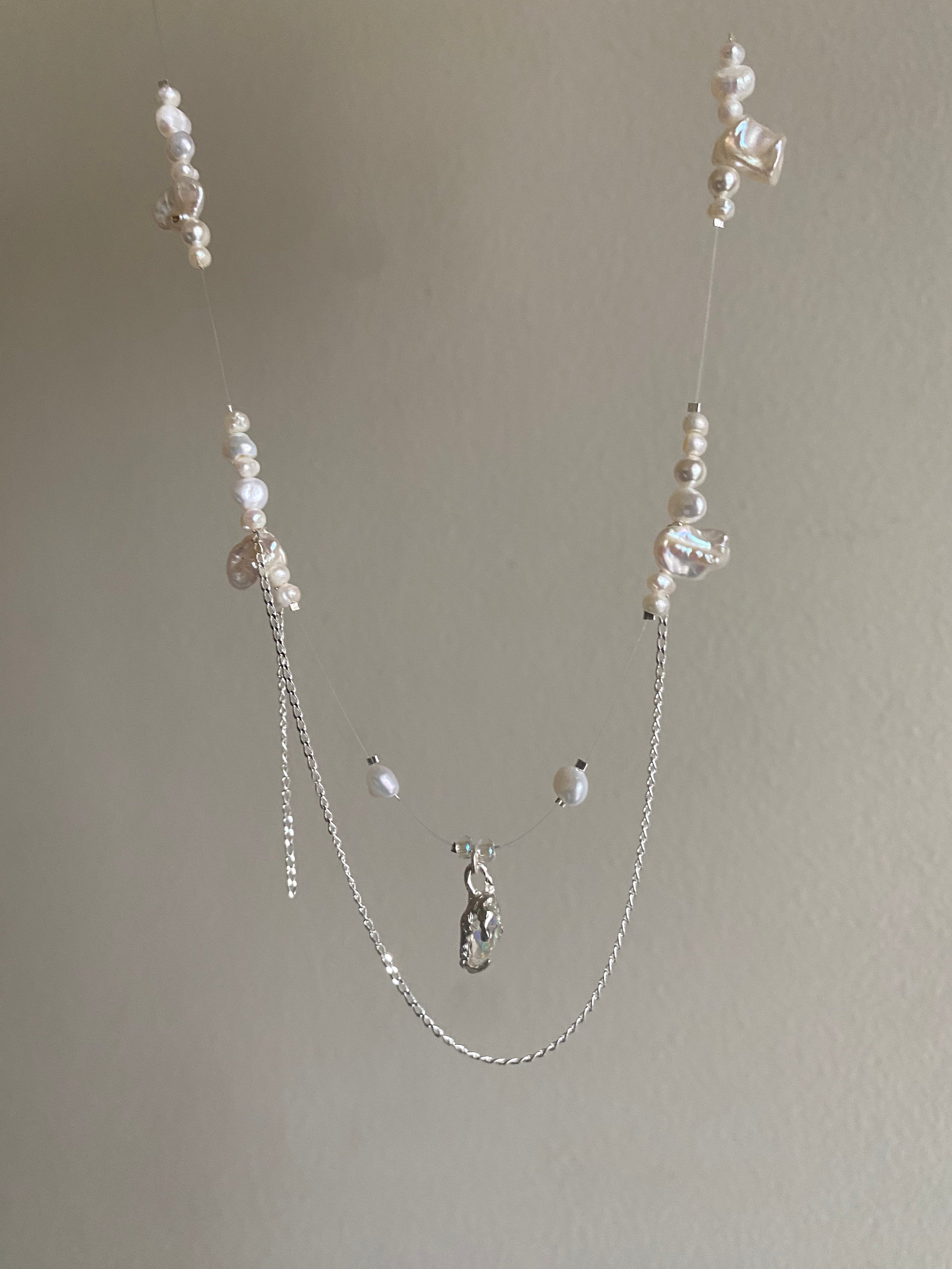 Celestial necklace - silver