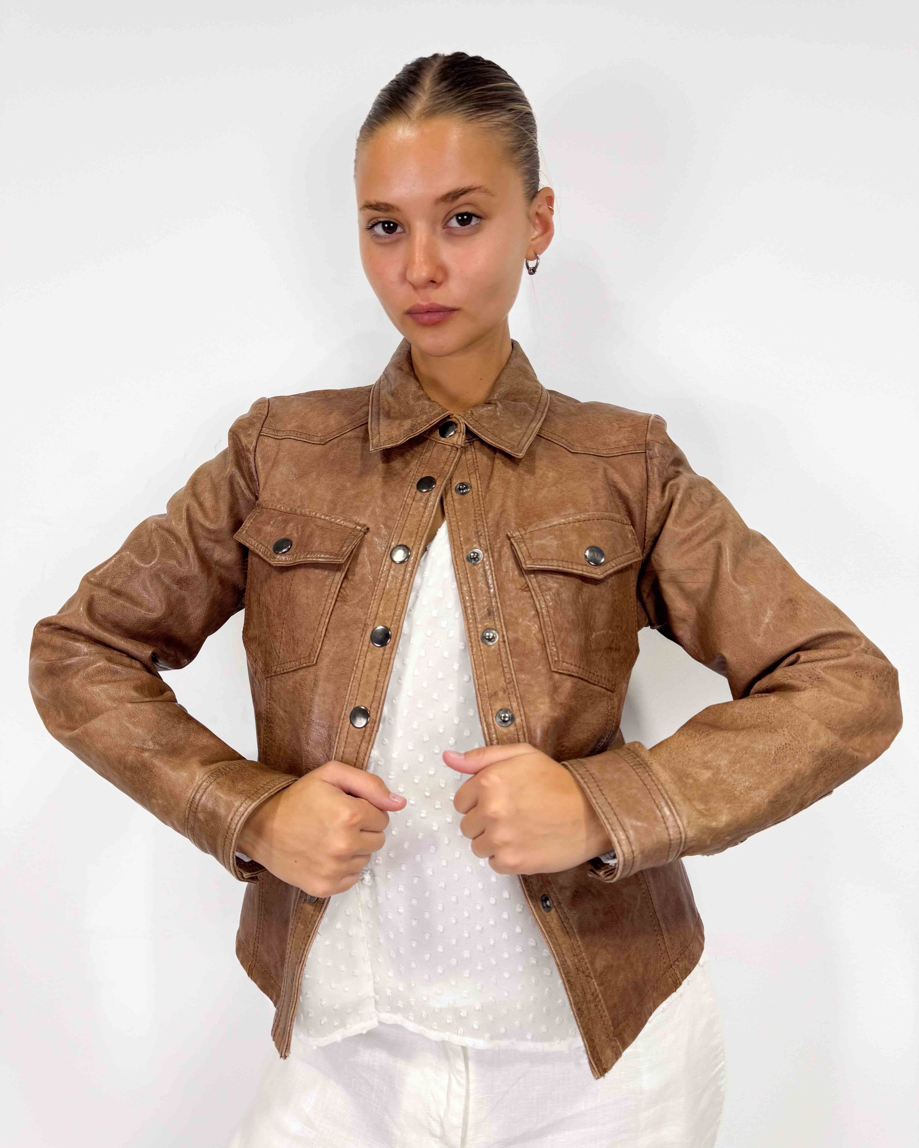 The courtney leather jacket
