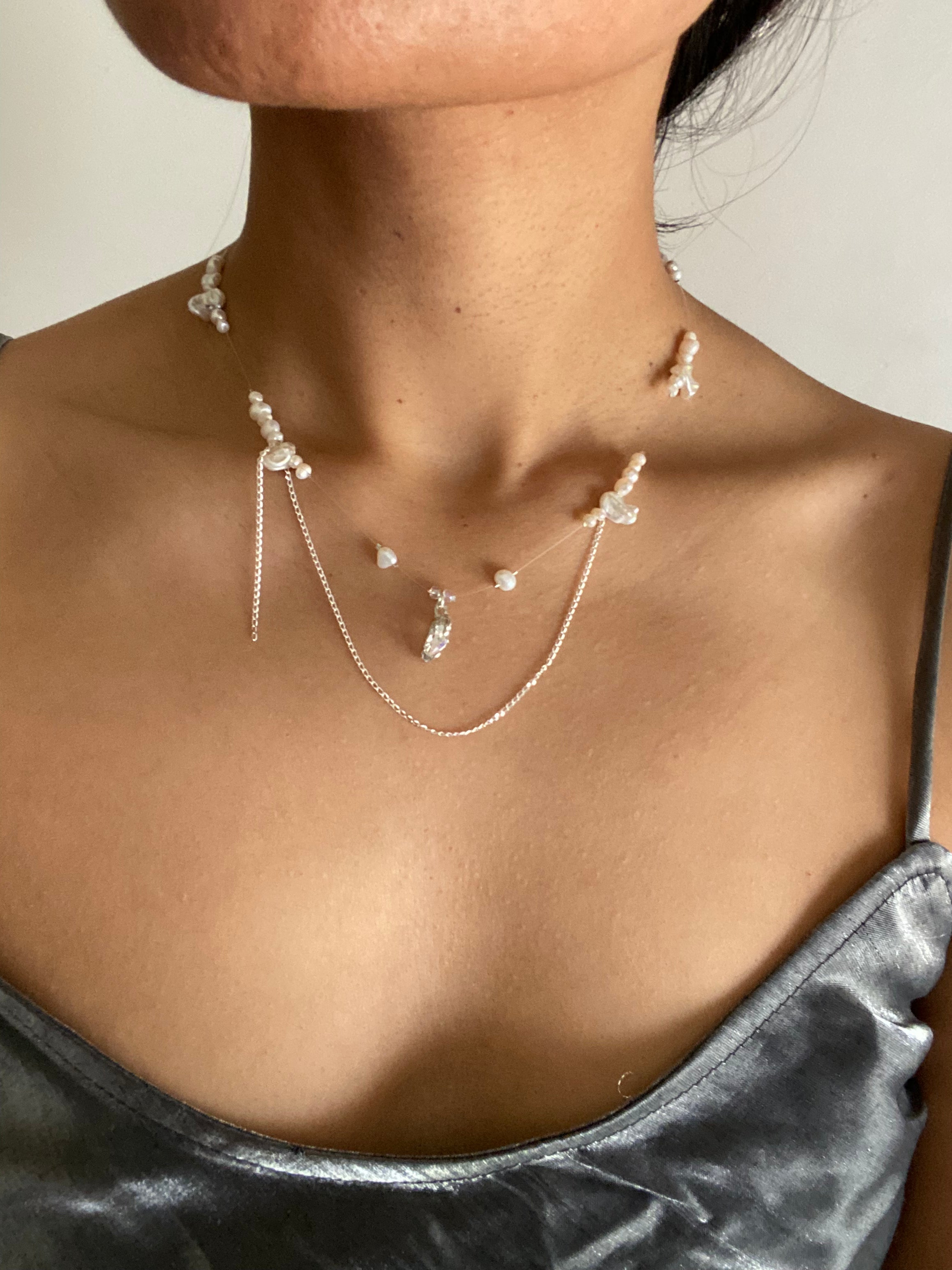 Celestial necklace - silver