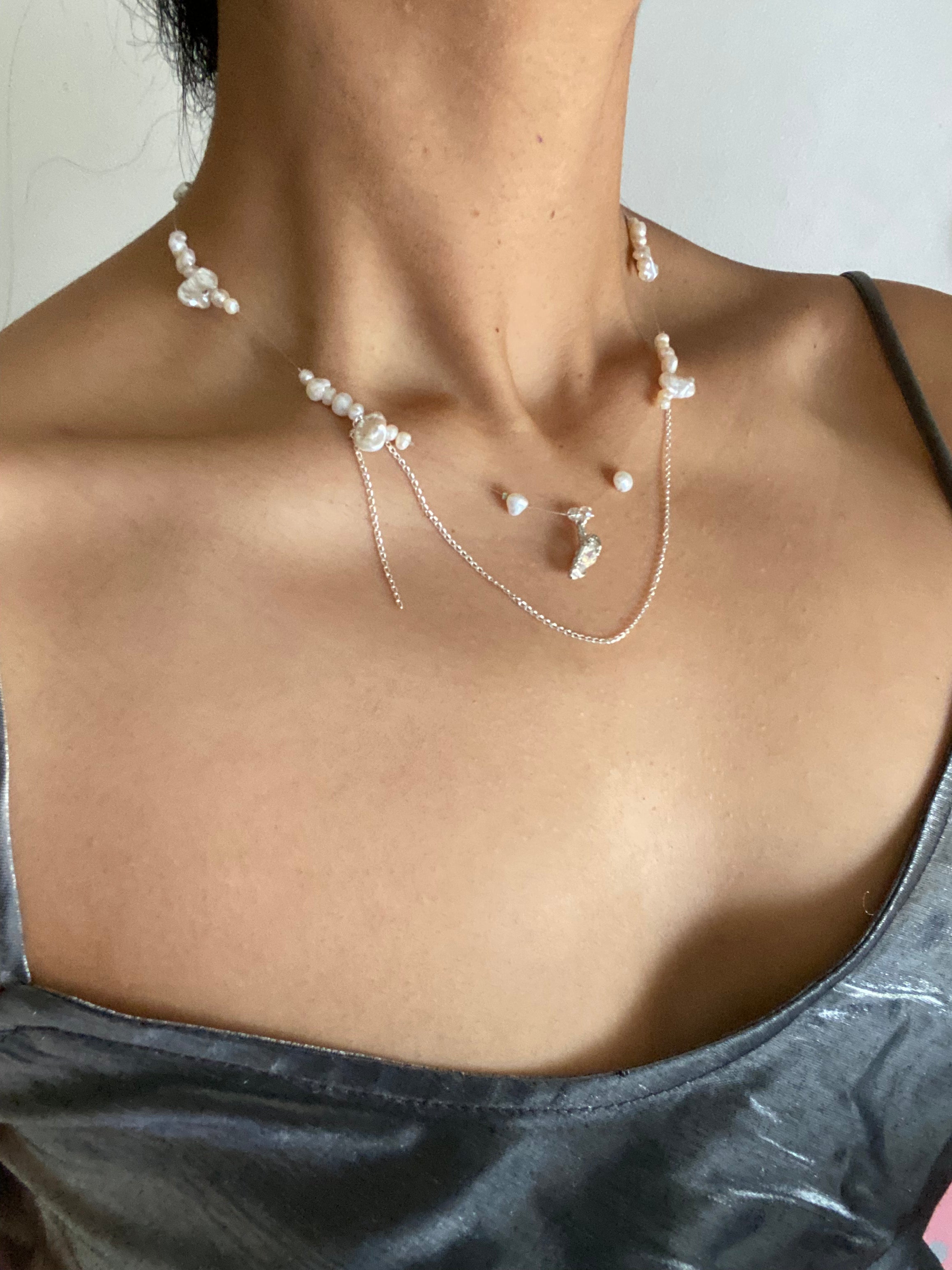 Celestial necklace - silver
