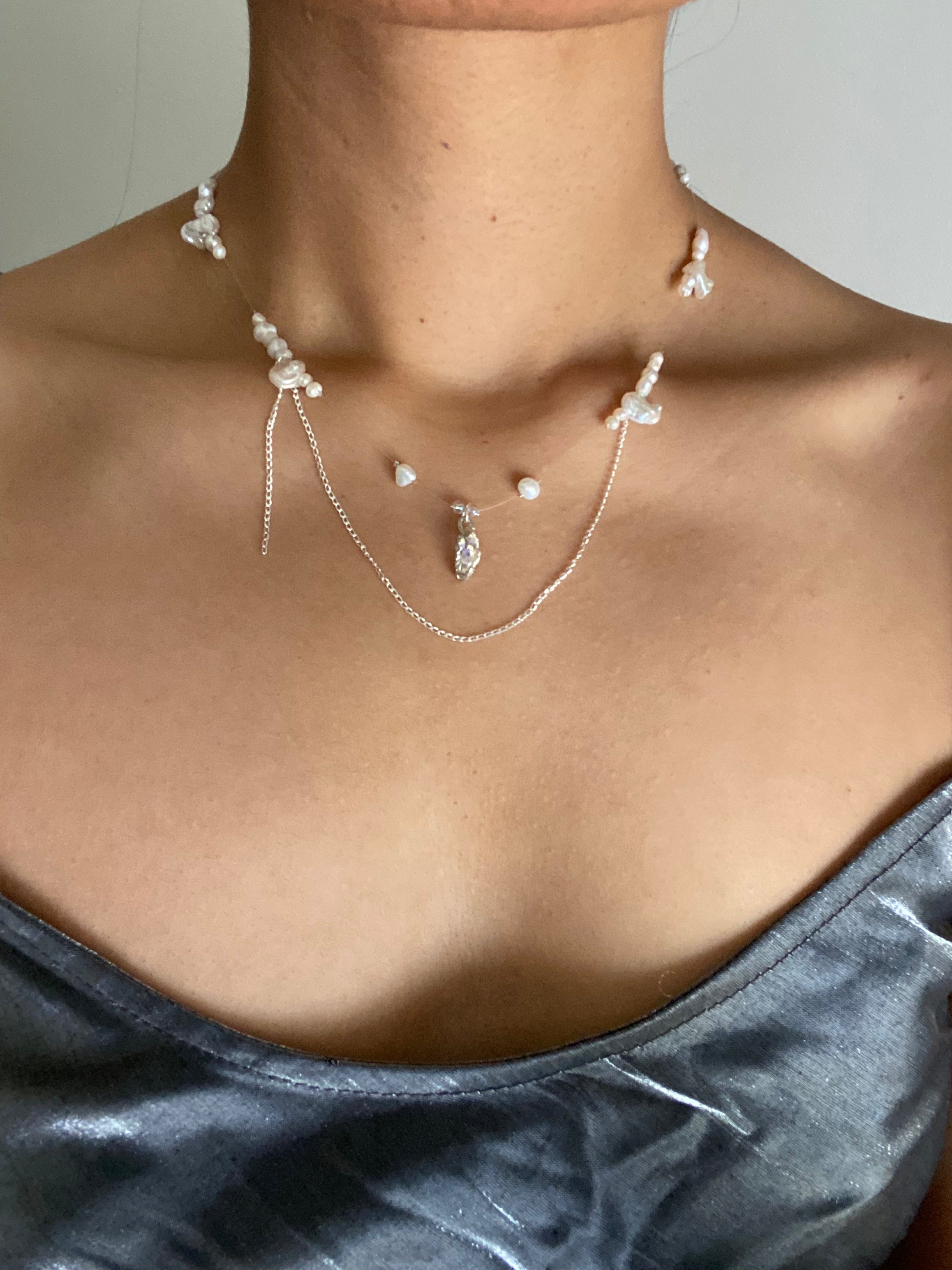 Celestial necklace - silver