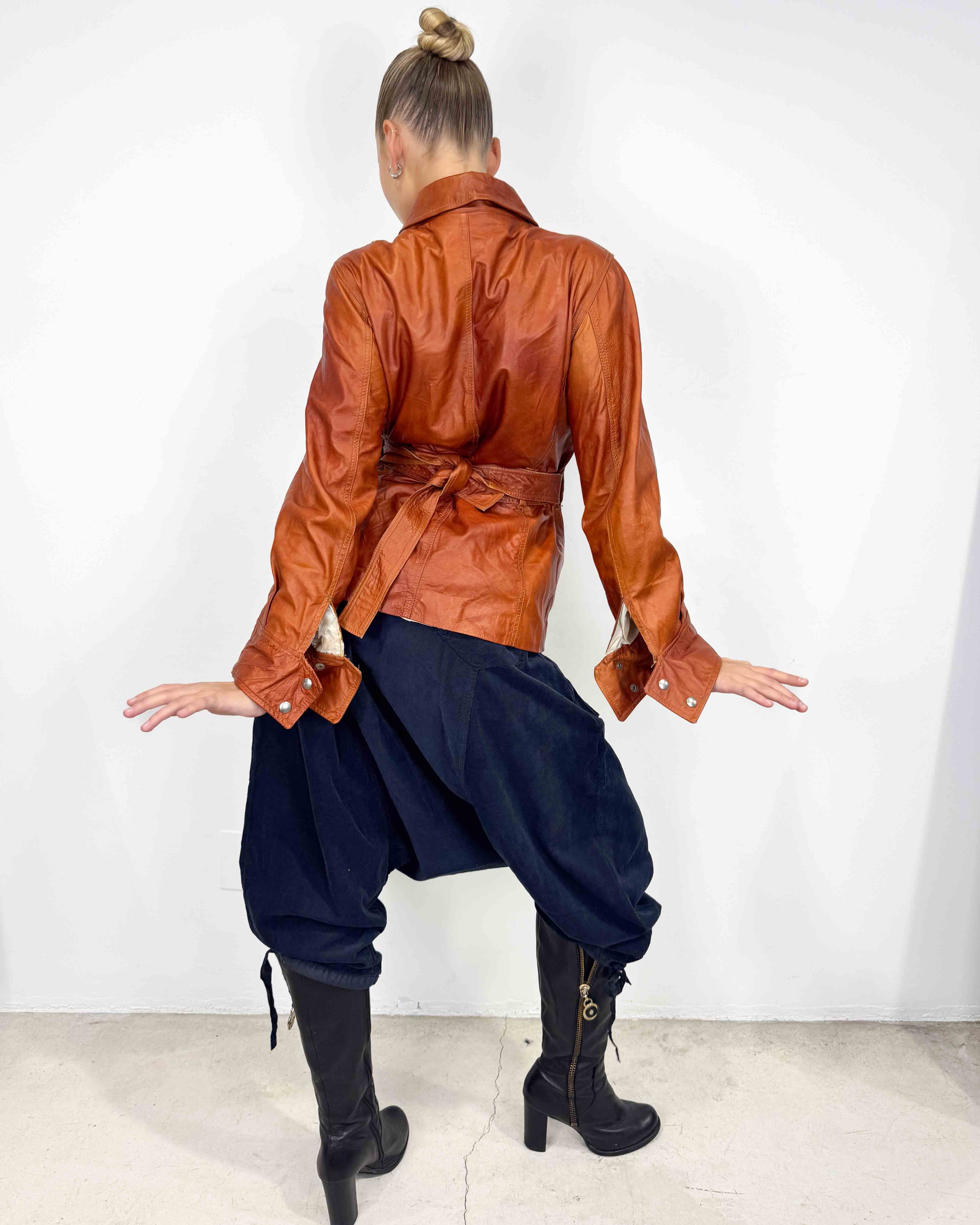 The fabiana leather jacket
