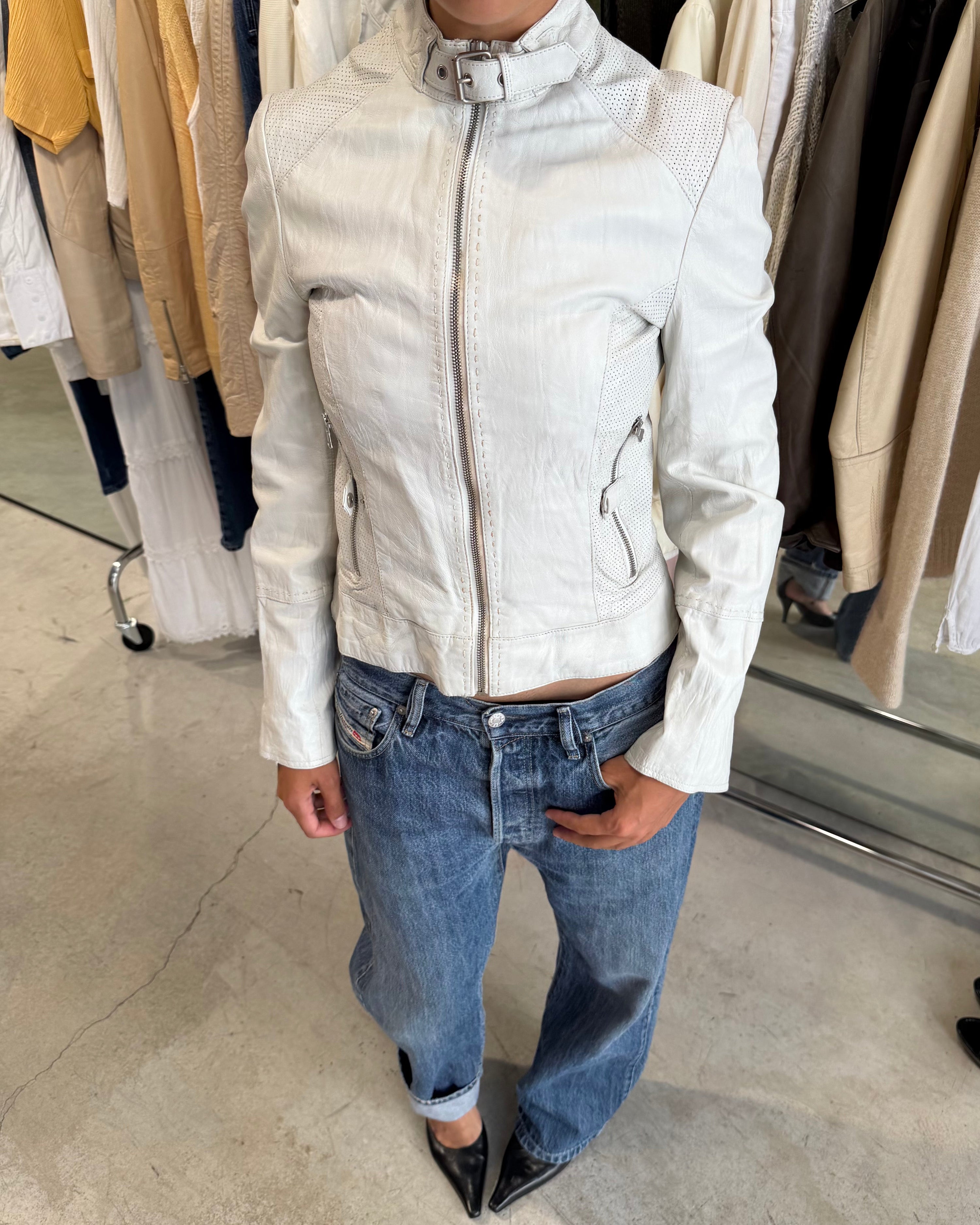 The elodie leather jacket
