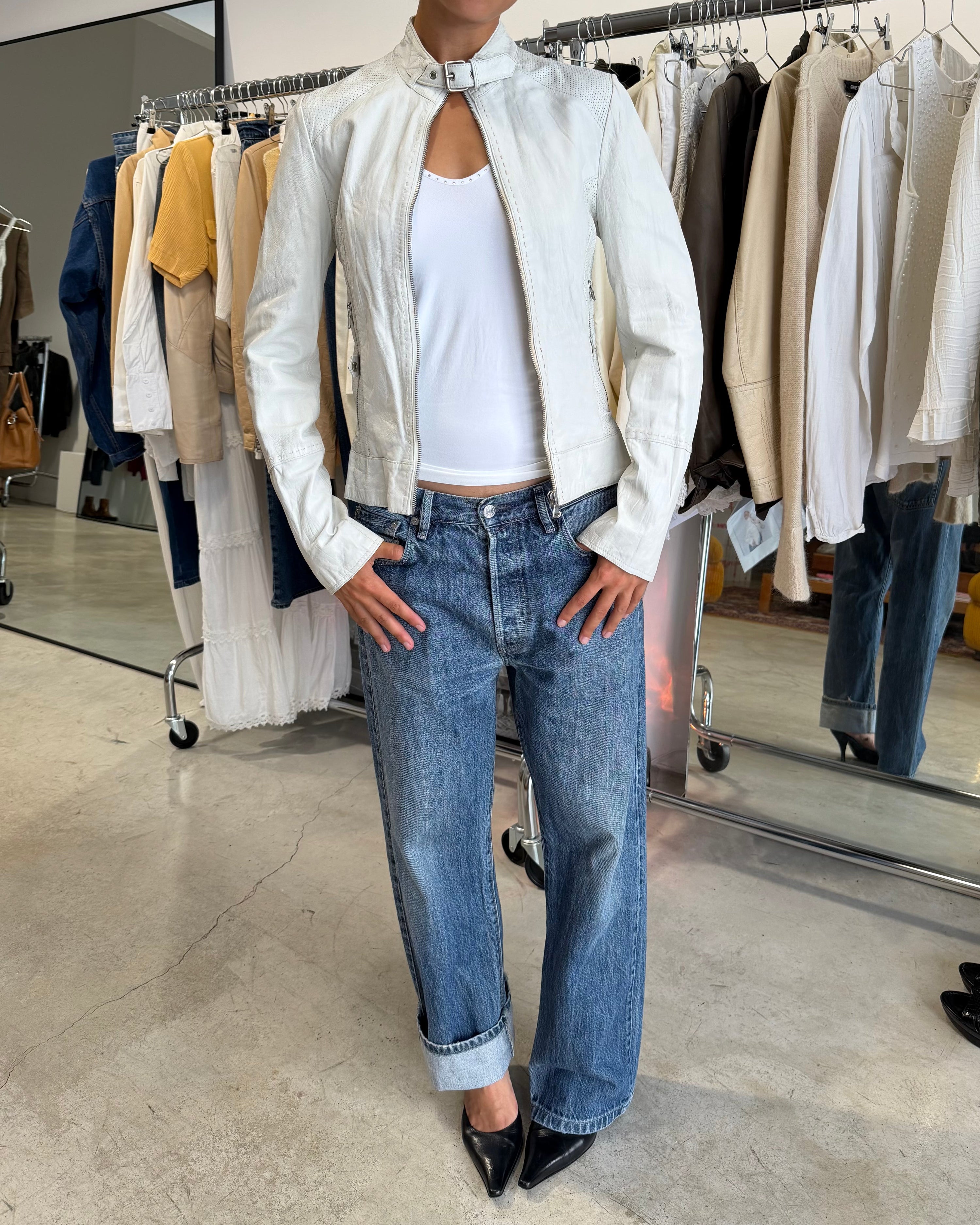The elodie leather jacket