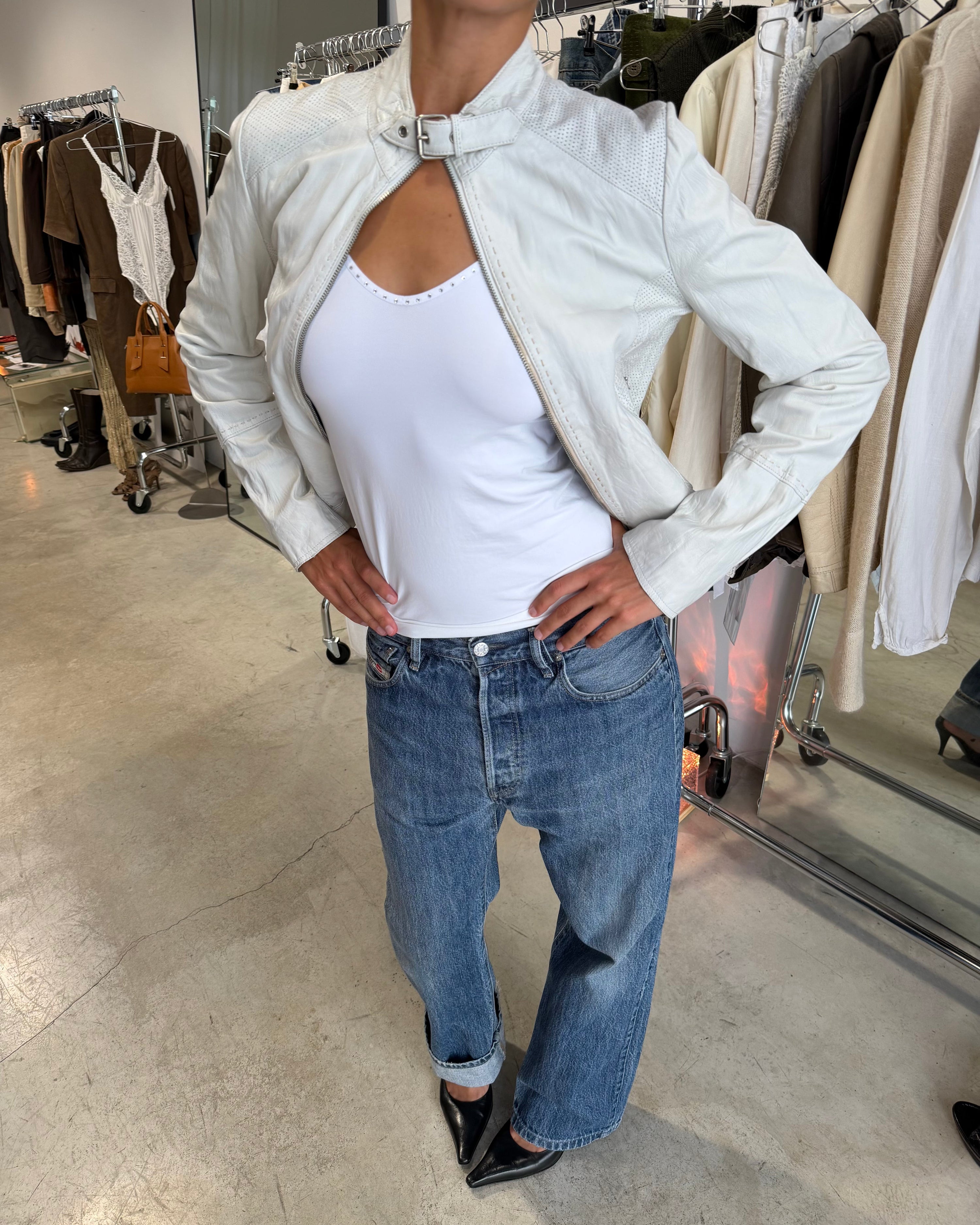 The elodie leather jacket