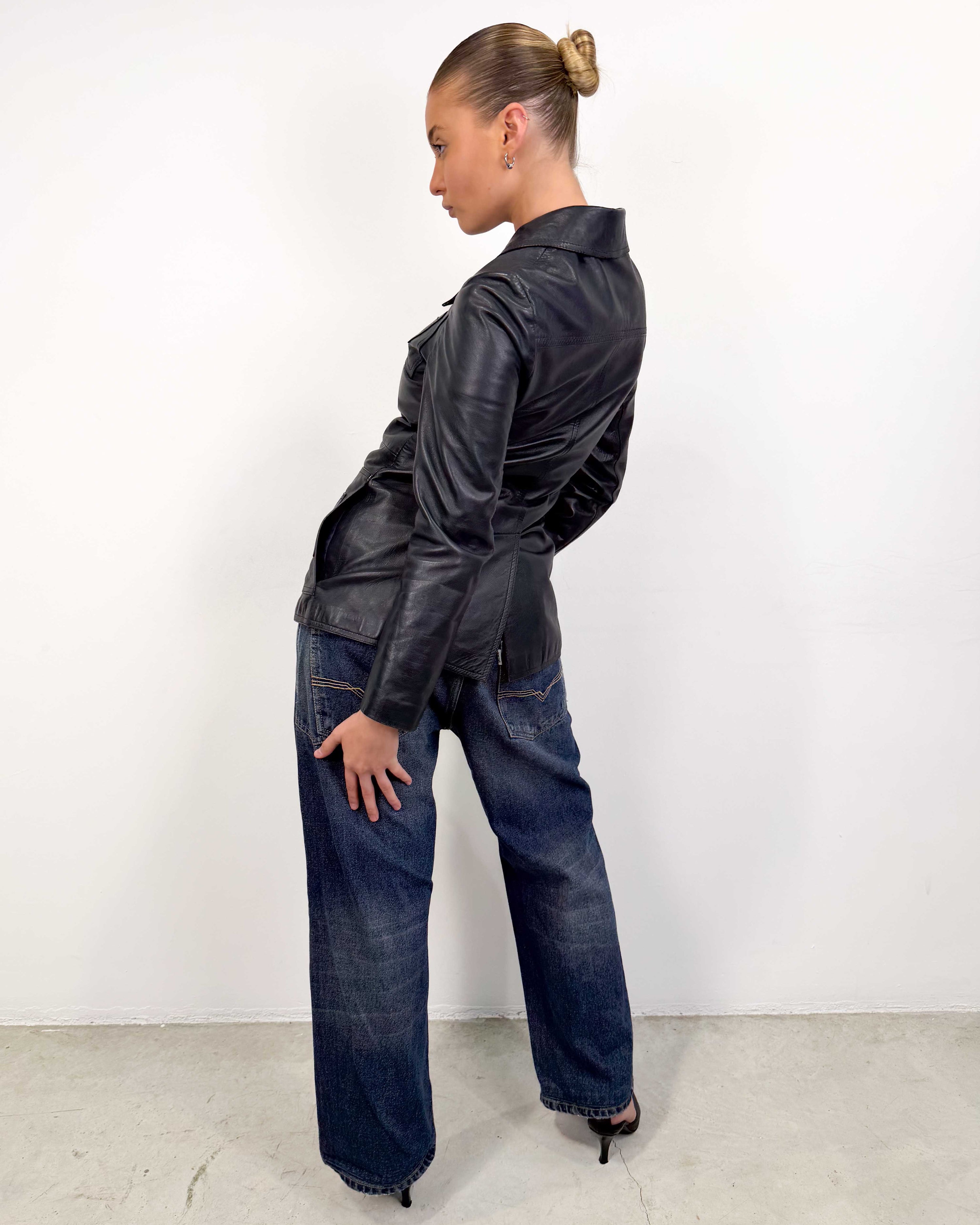 The dayanne leather jacket