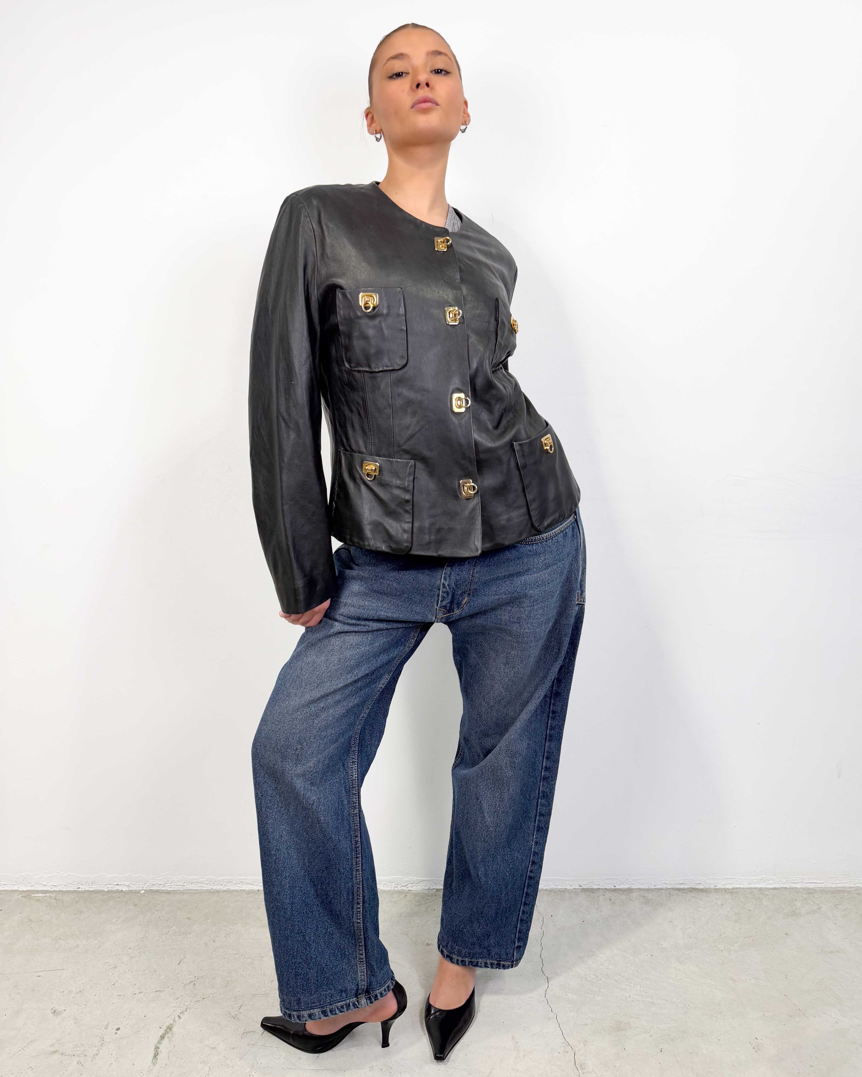 The duna leather jacket