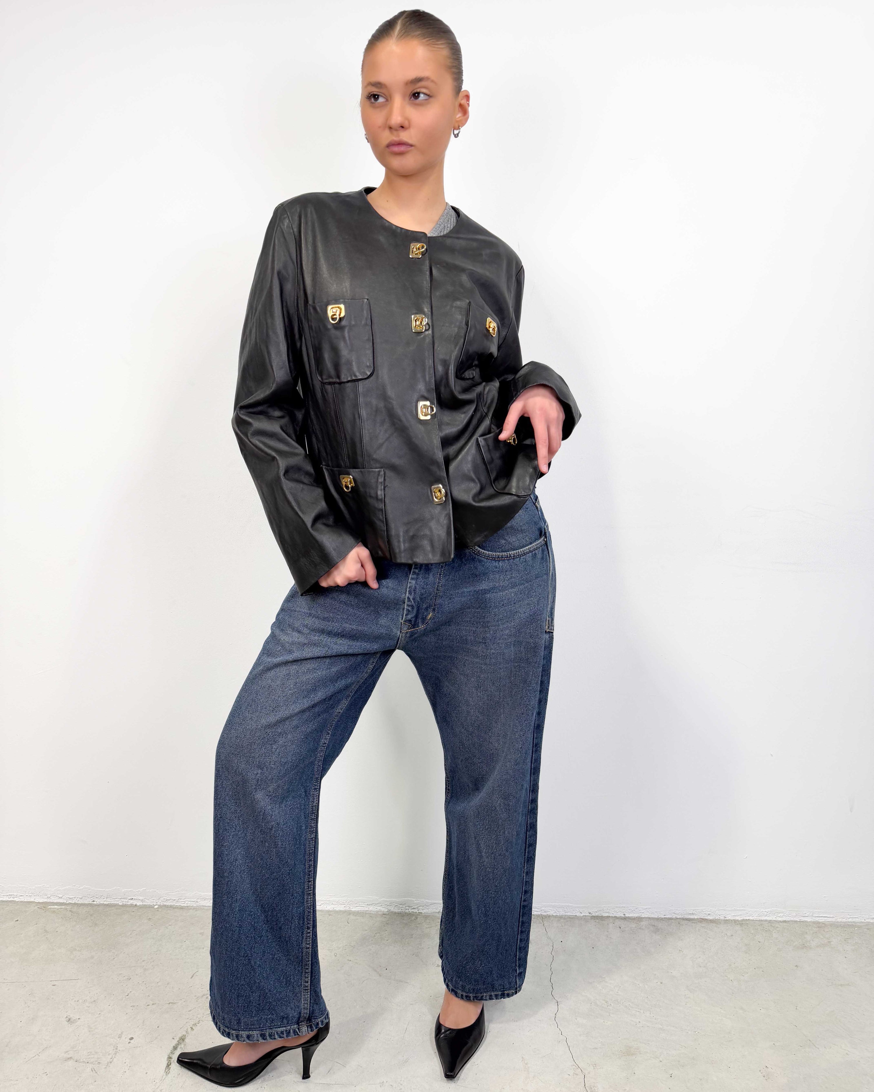 The duna leather jacket