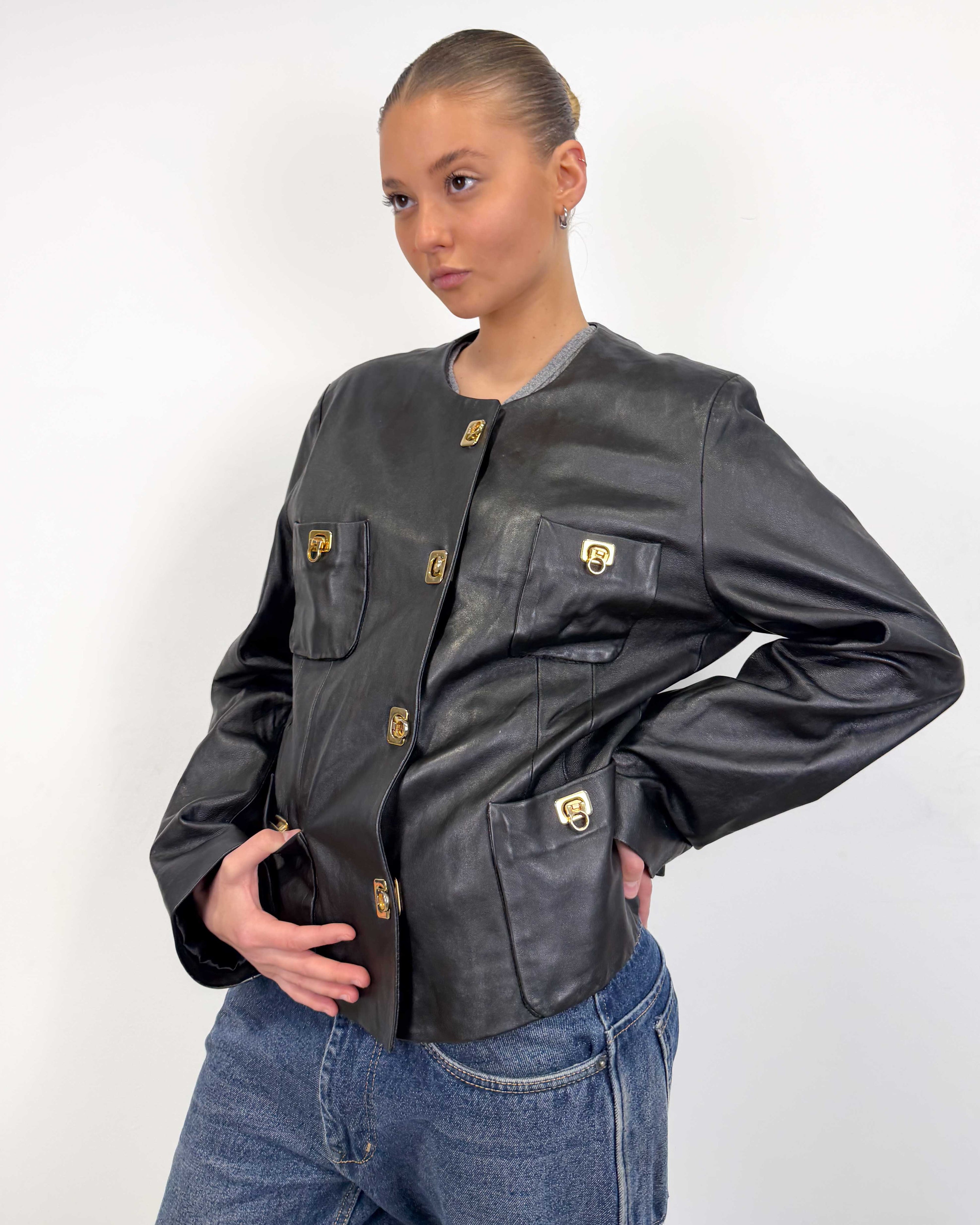 The duna leather jacket