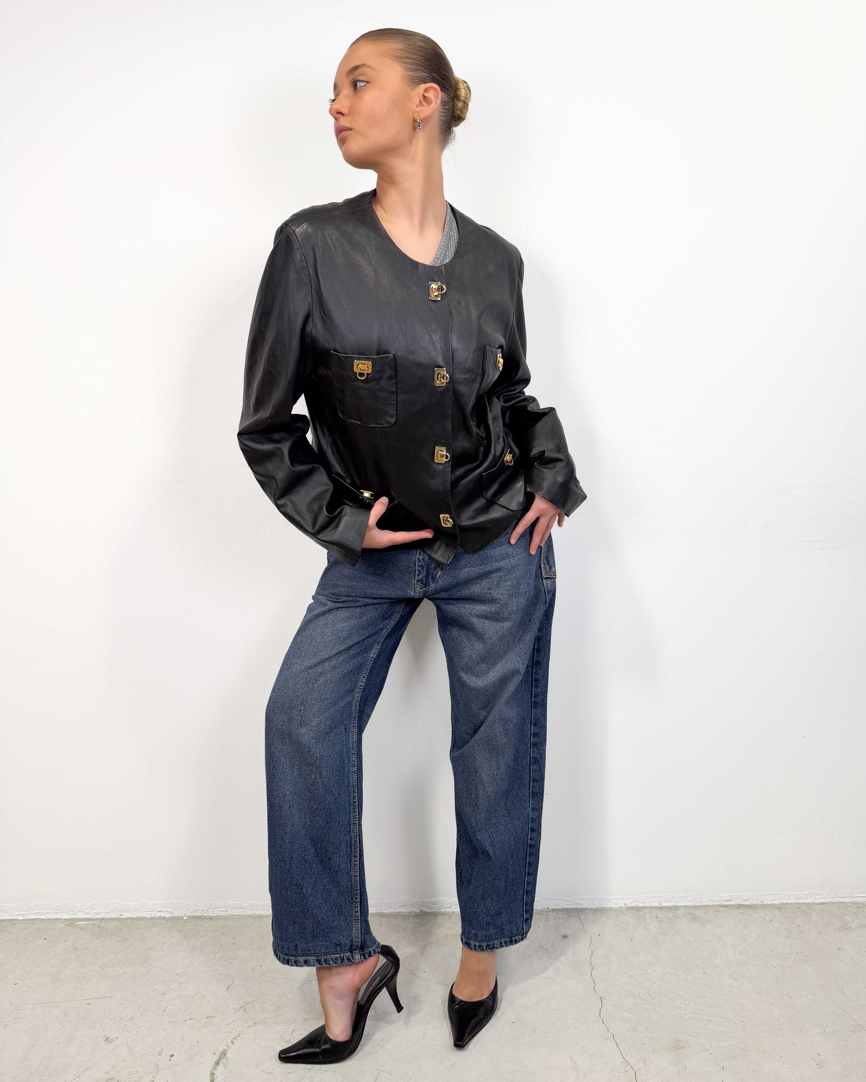 The duna leather jacket