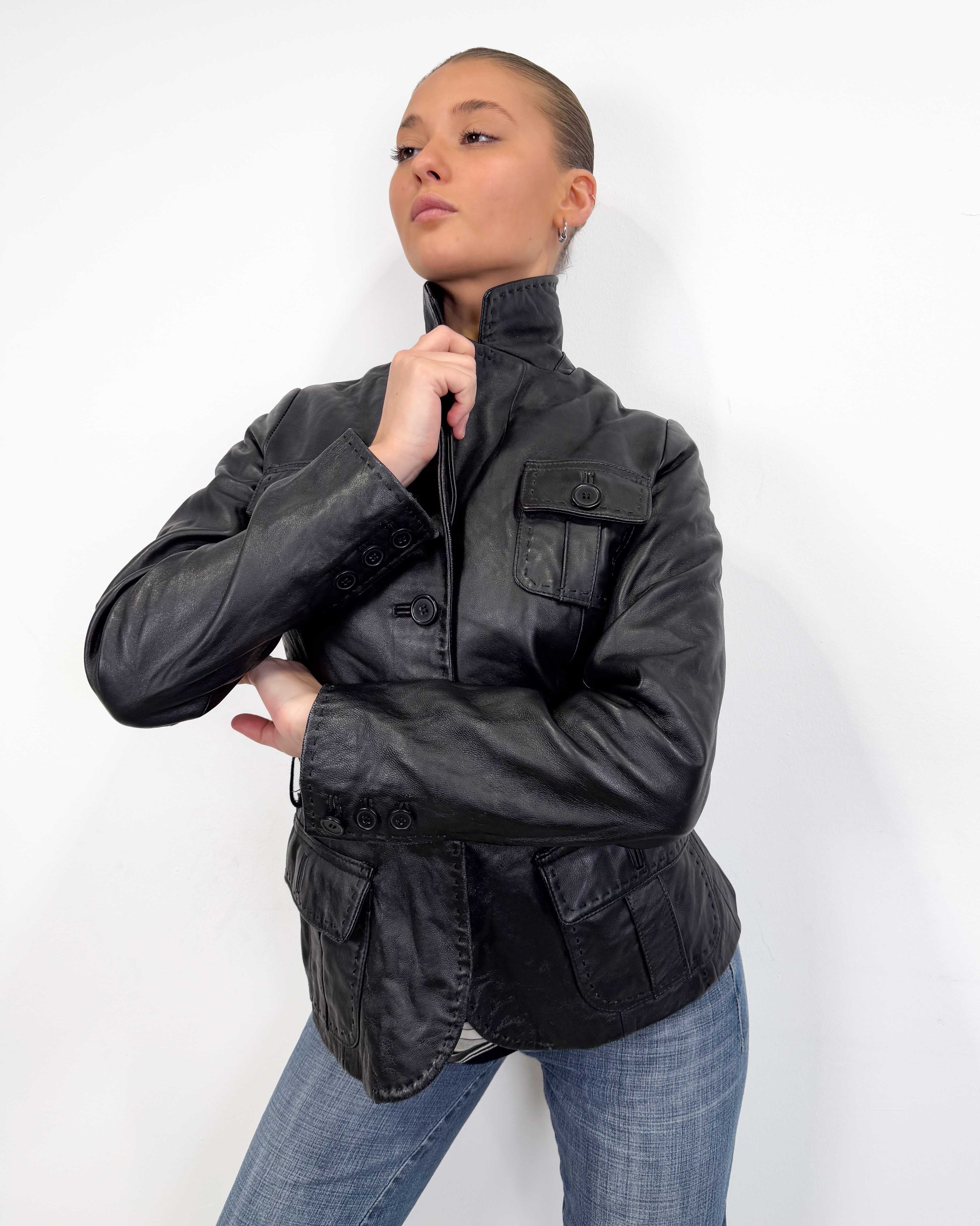 The falicia leather jacket