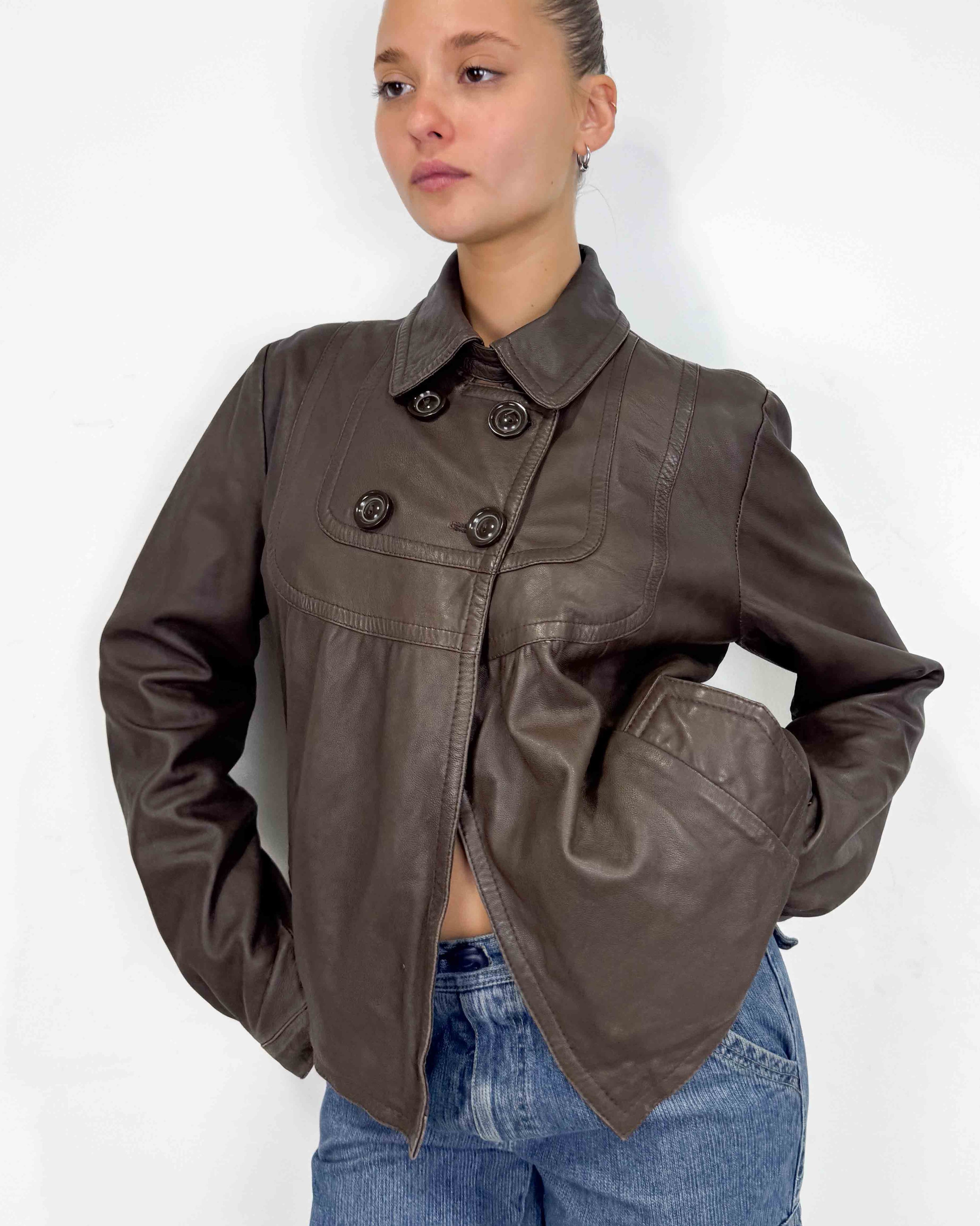 The lidia leather jacket