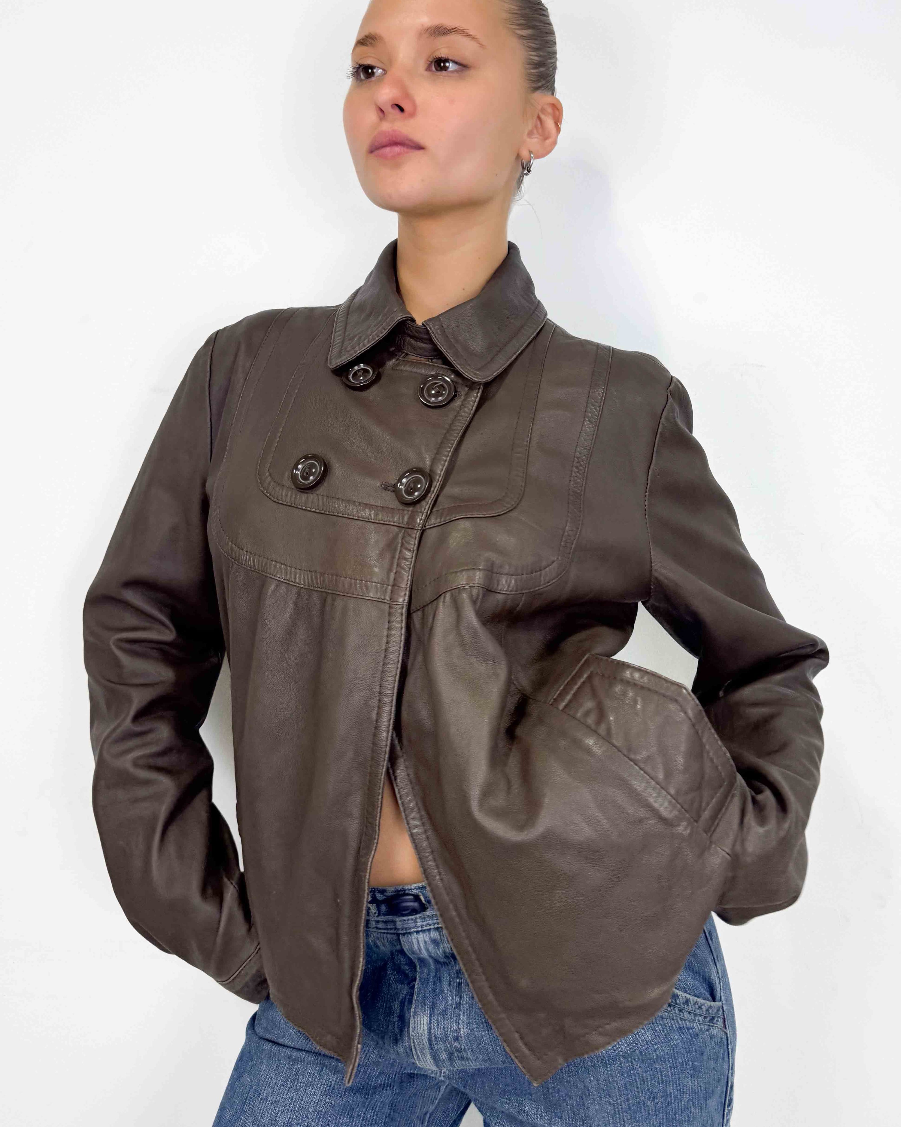 The lidia leather jacket