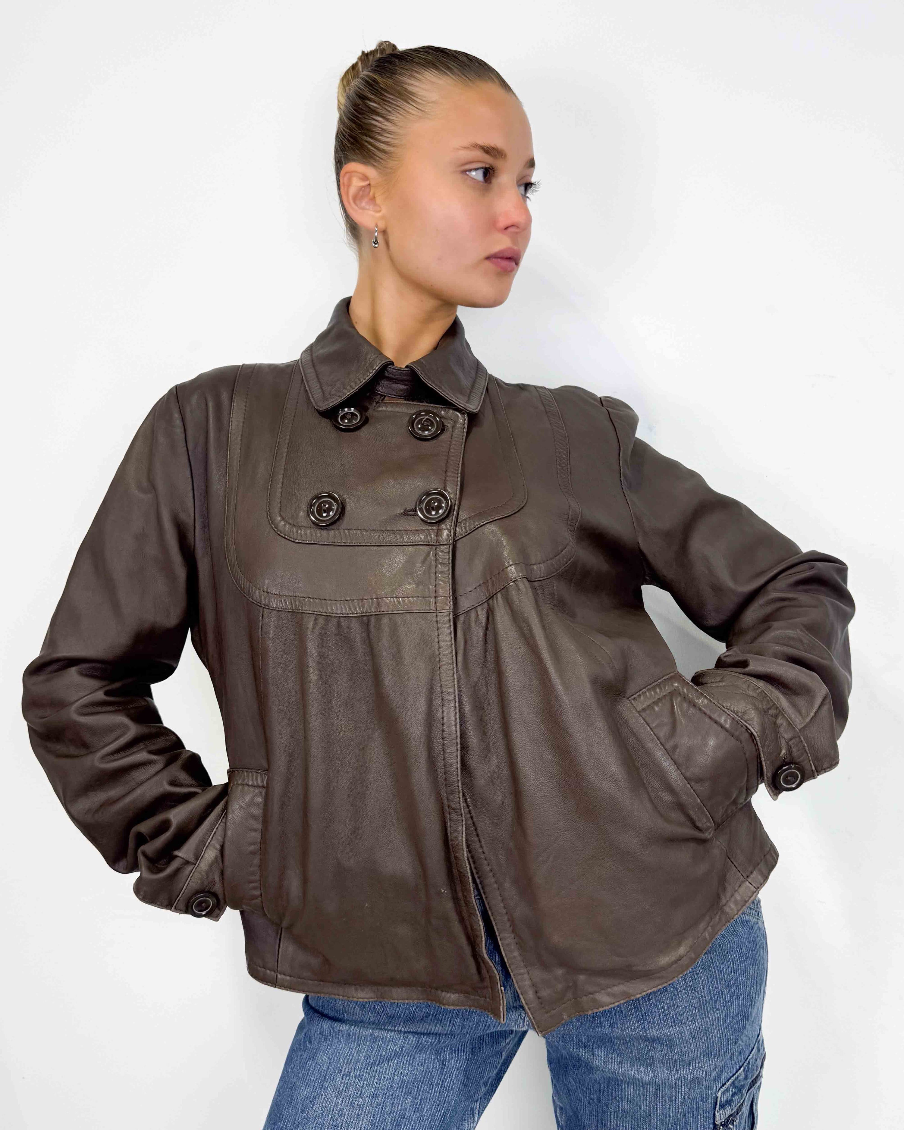 The lidia leather jacket