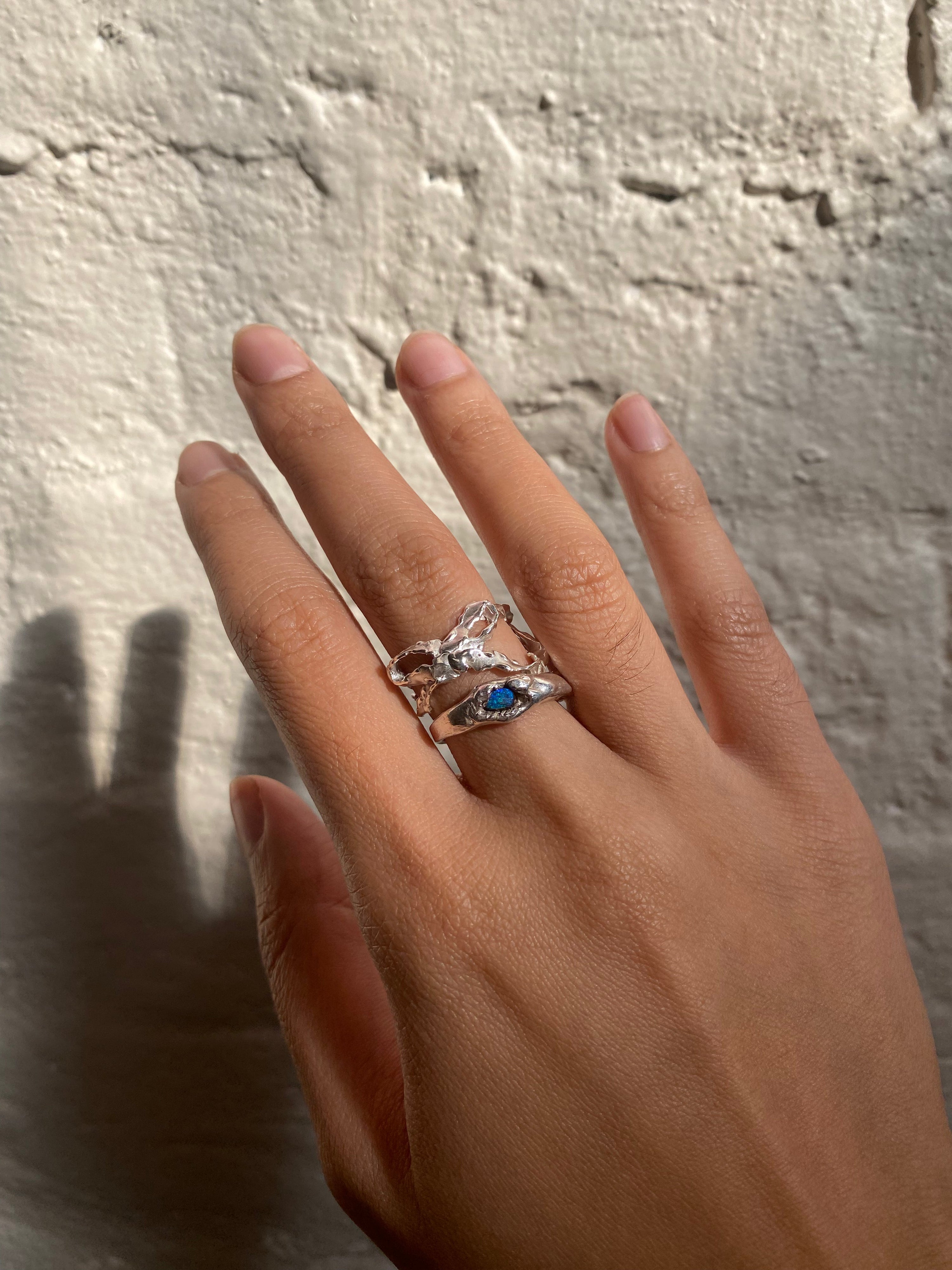 Burnt bow ring