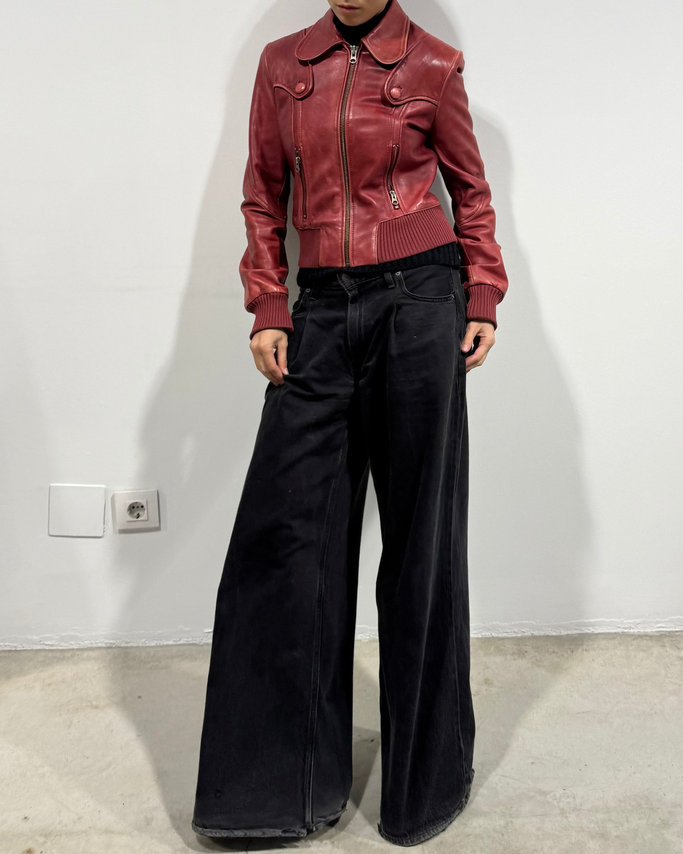 The ginevra leather jacket