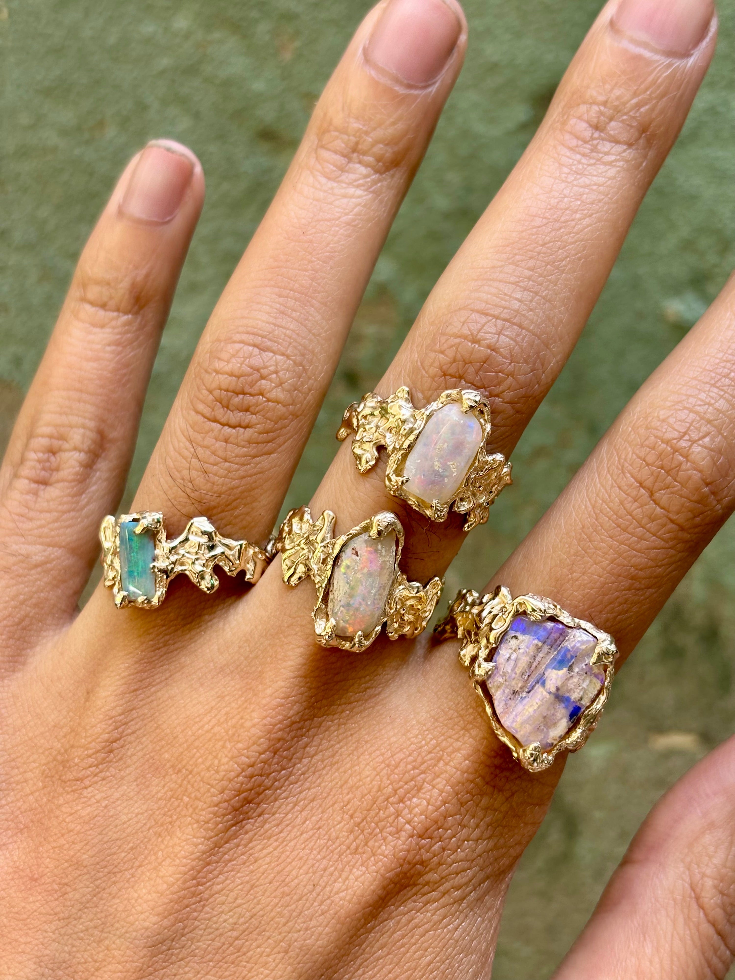 Serene ring - gold size l