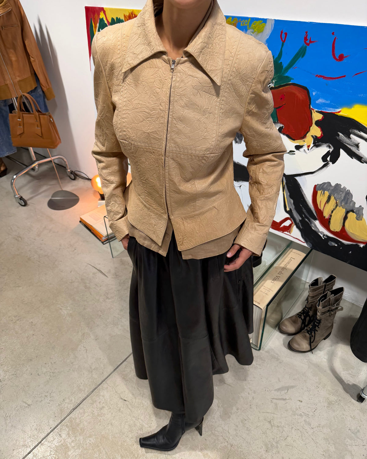 The kelly leather jacket