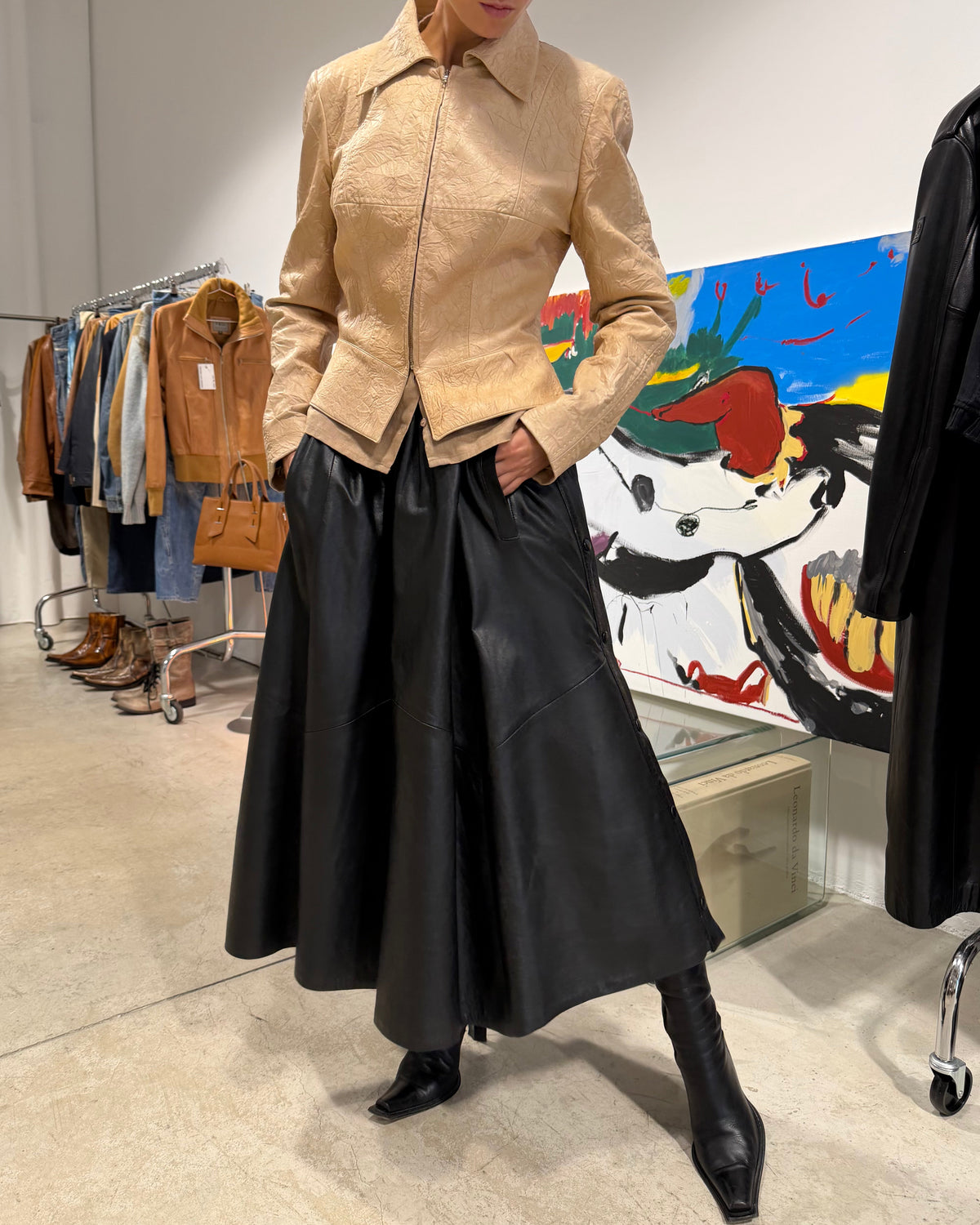 The kelly leather jacket