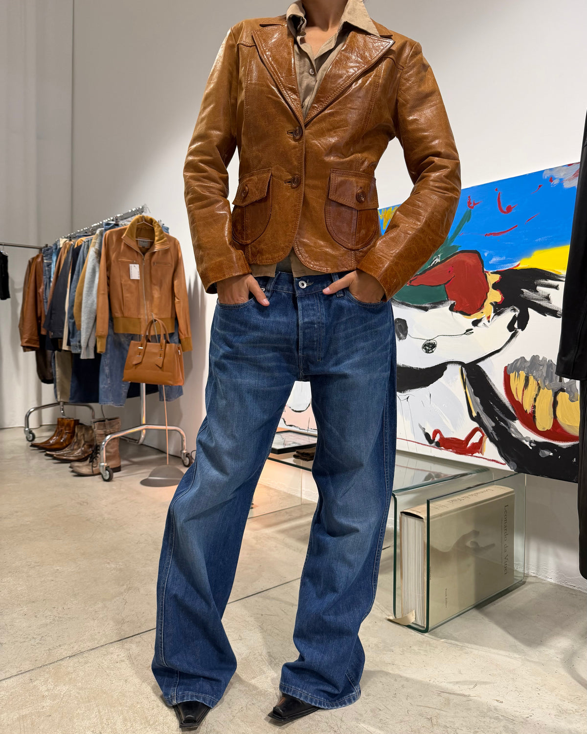 The leto leather jacket