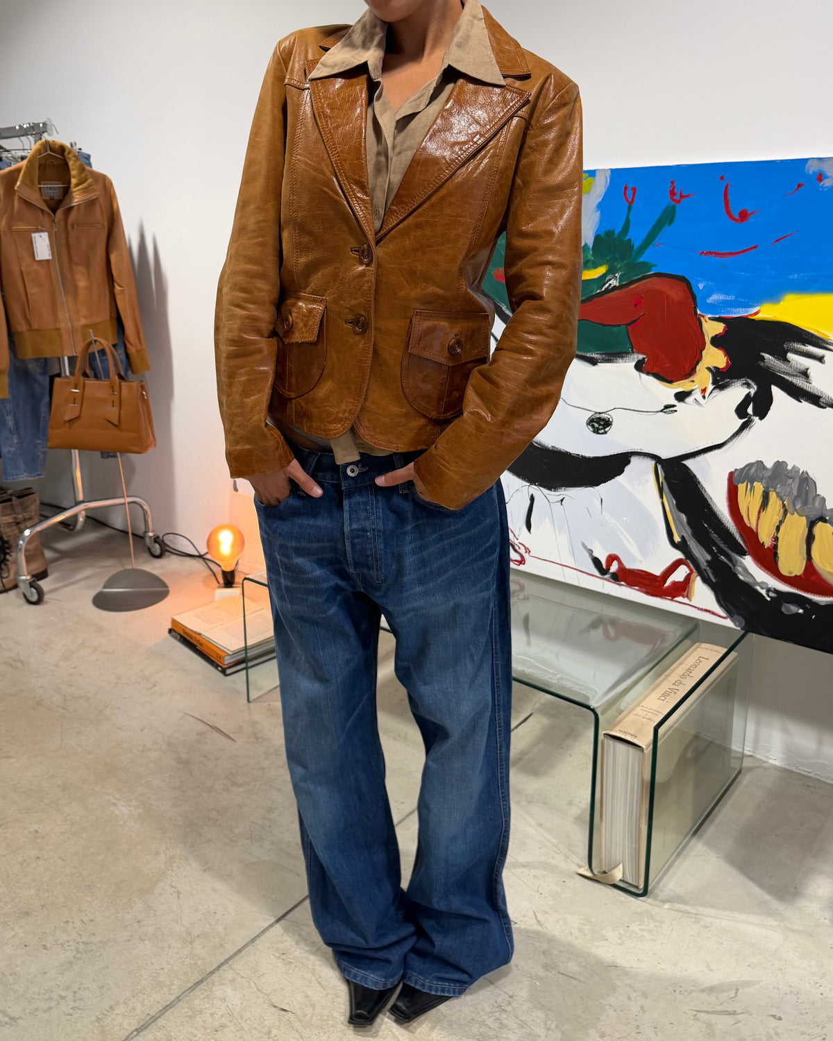 The leto leather jacket