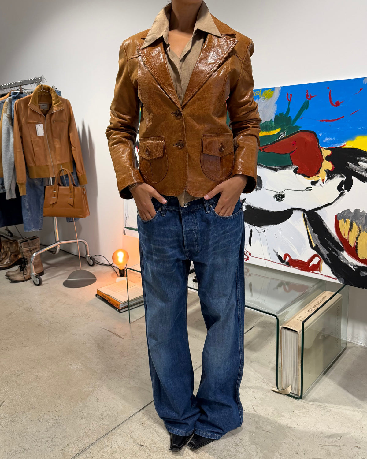 The leto leather jacket