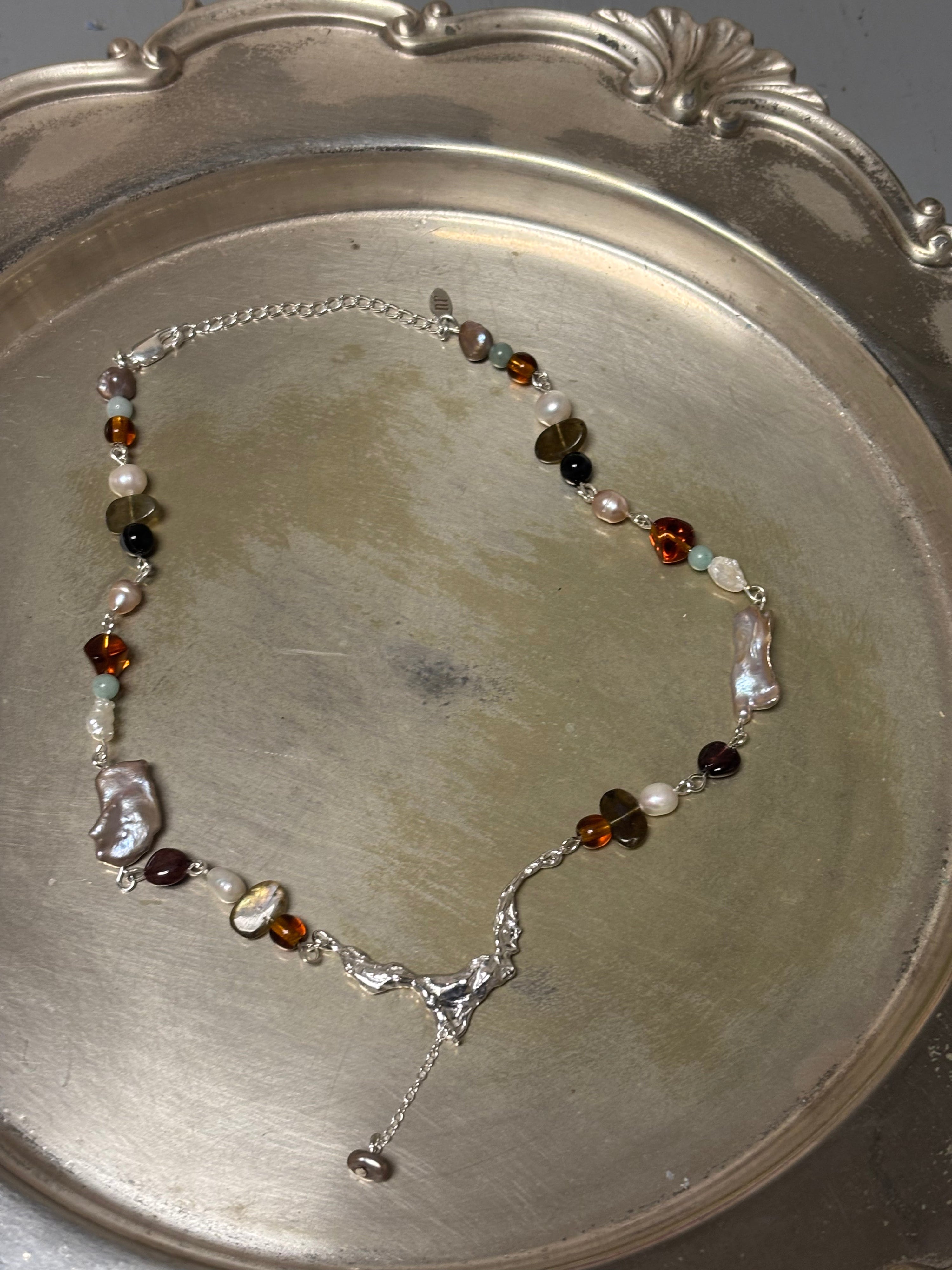 Beaded seraph necklace - grandma