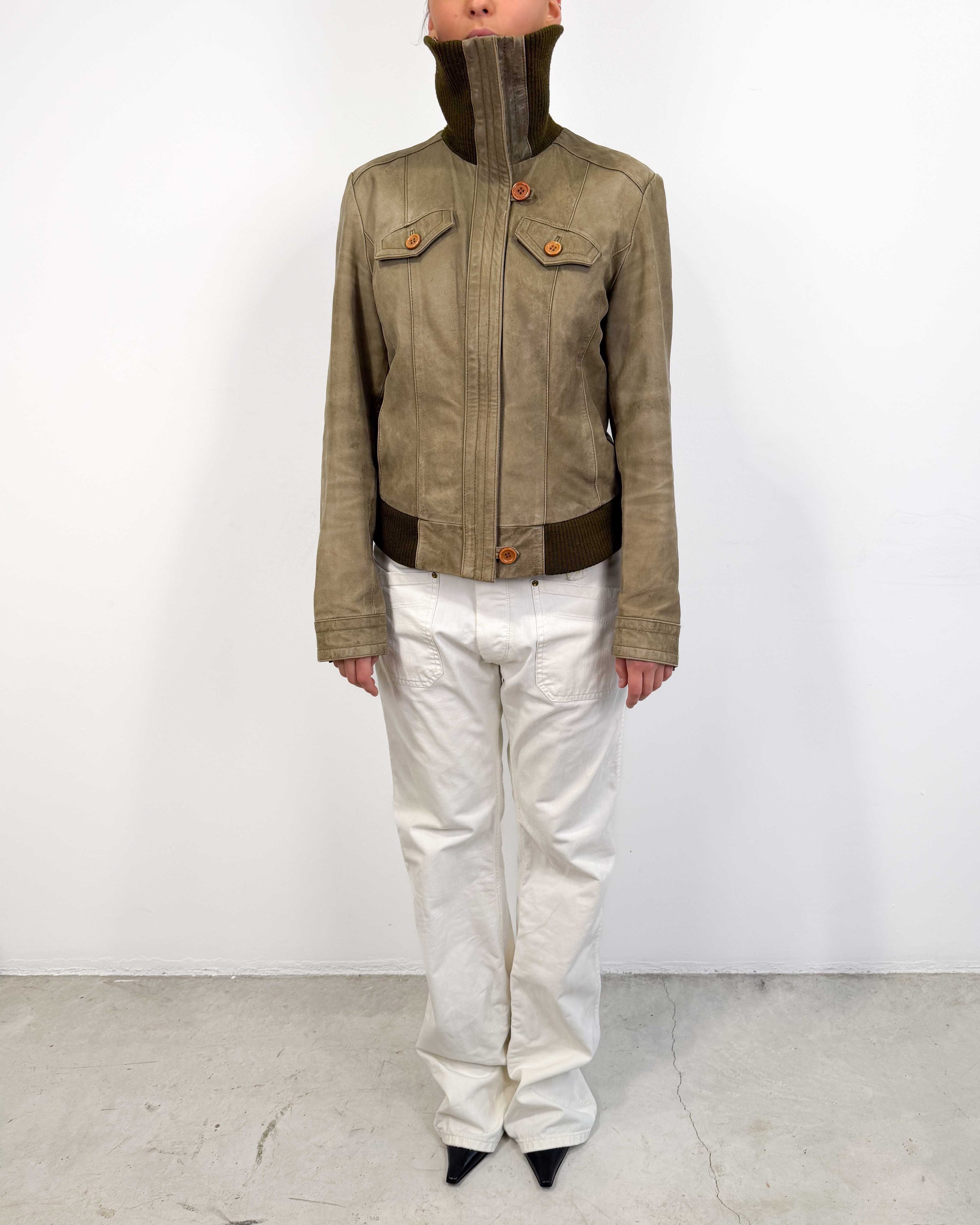 The allegra leather jacket