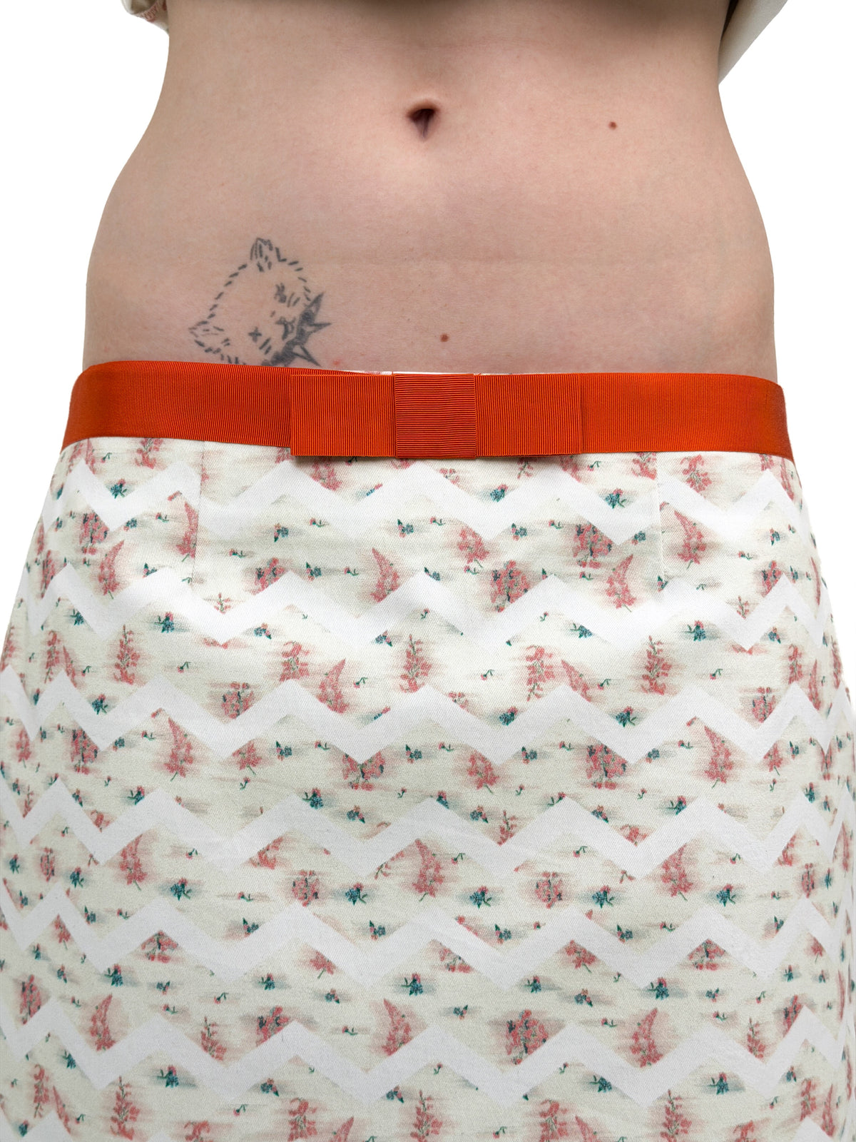 Flower skirt midi