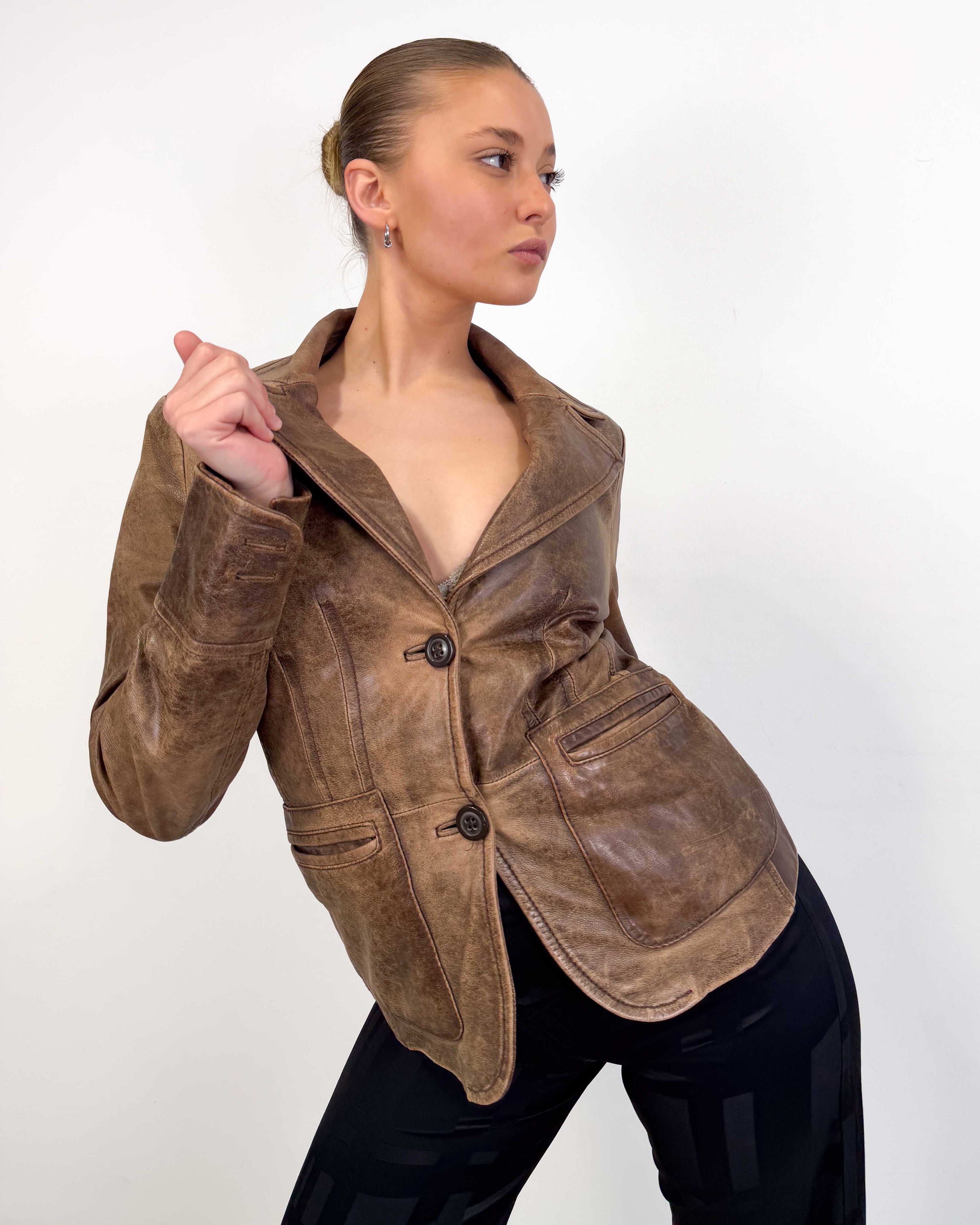 The marianne leather jacket