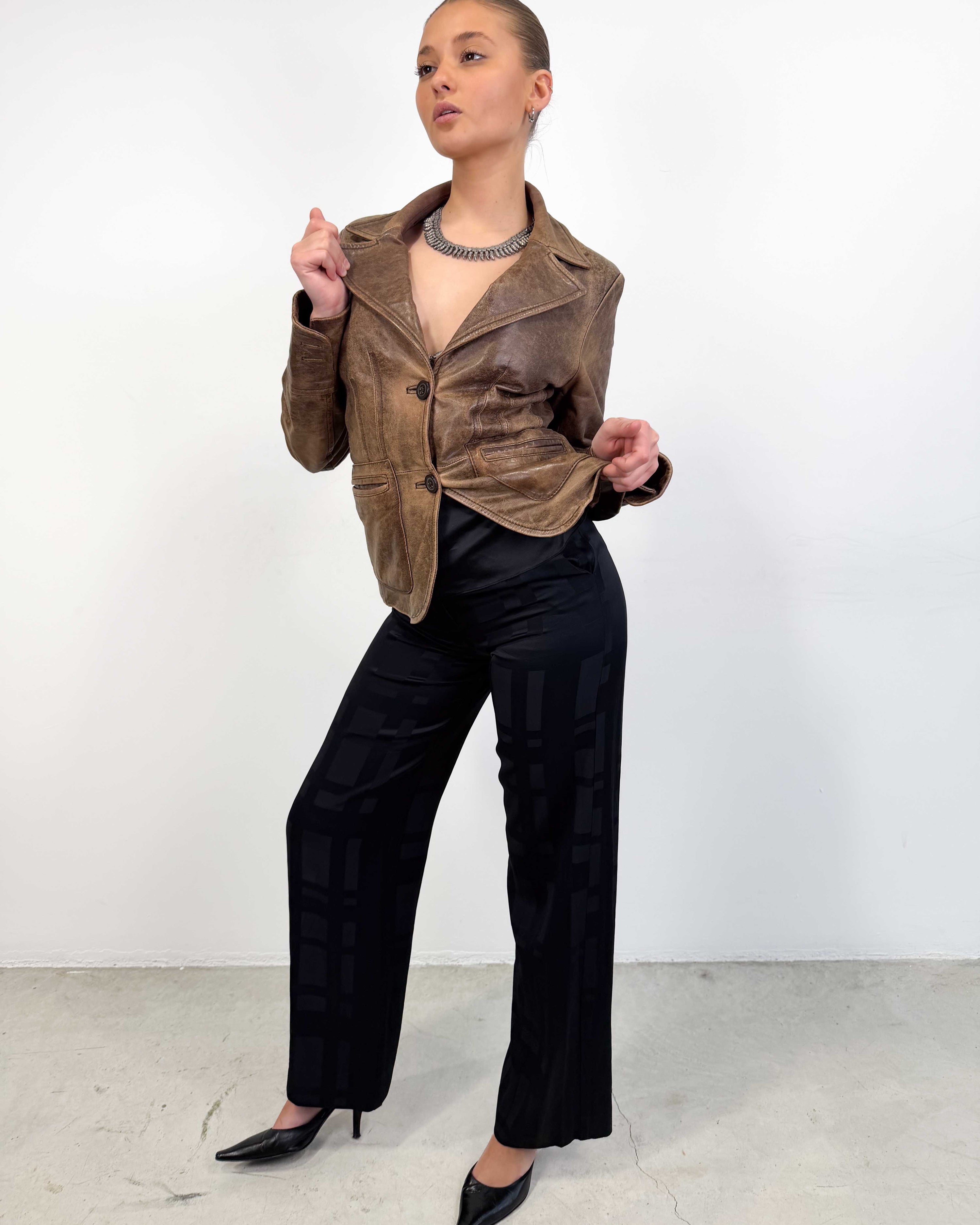 The marianne leather jacket